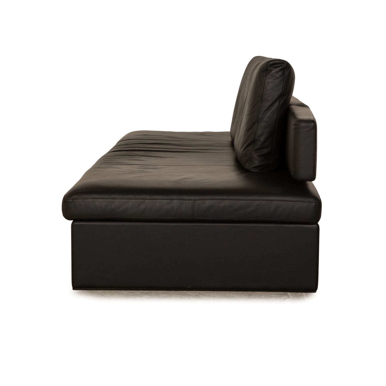 Mobilier Canapé 3 places Walter Knoll Together en cuir anthracite, fonction manuelle photo