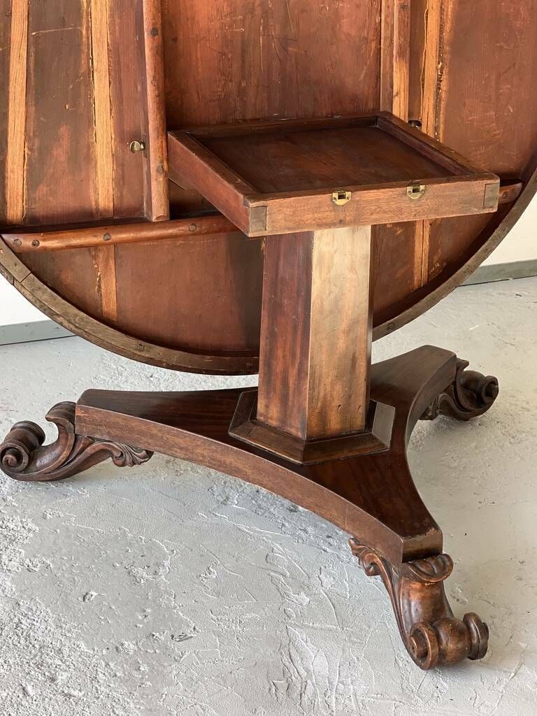 Mahogany Dining Room Set, Work In English 19th Century photo 3899.0