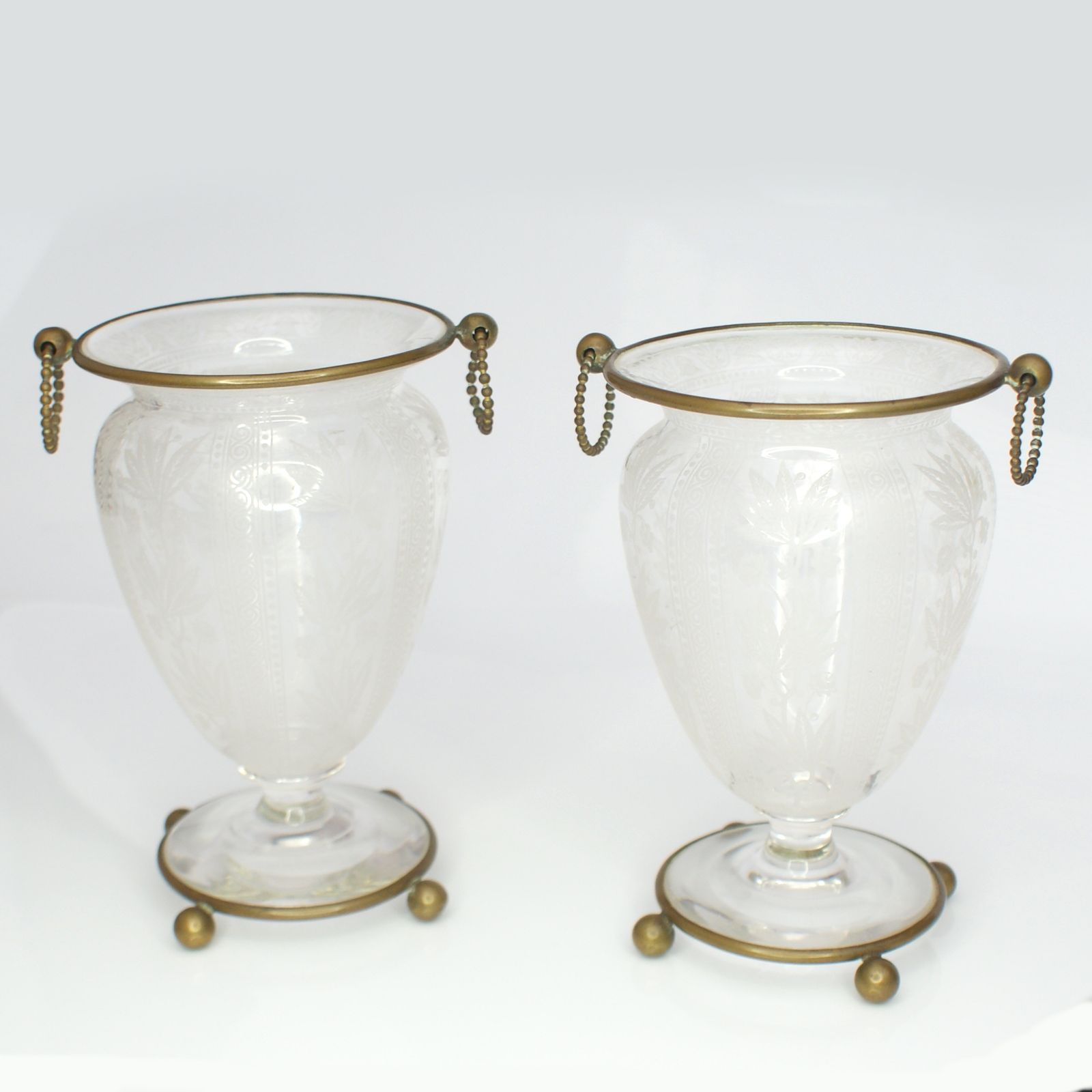 A Pair Of Early 20th Century French Ovoid Vases
