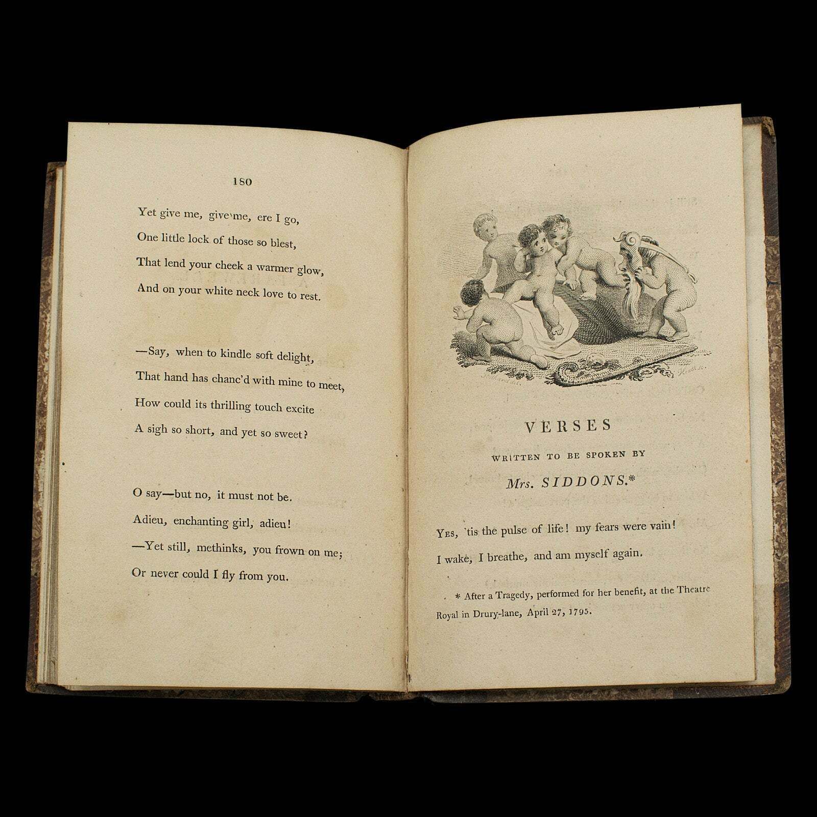 Home Decor Antique Poetry Book, Pleasures Of Memory, Samuel Rogers, English, Georgian, 1803 photo