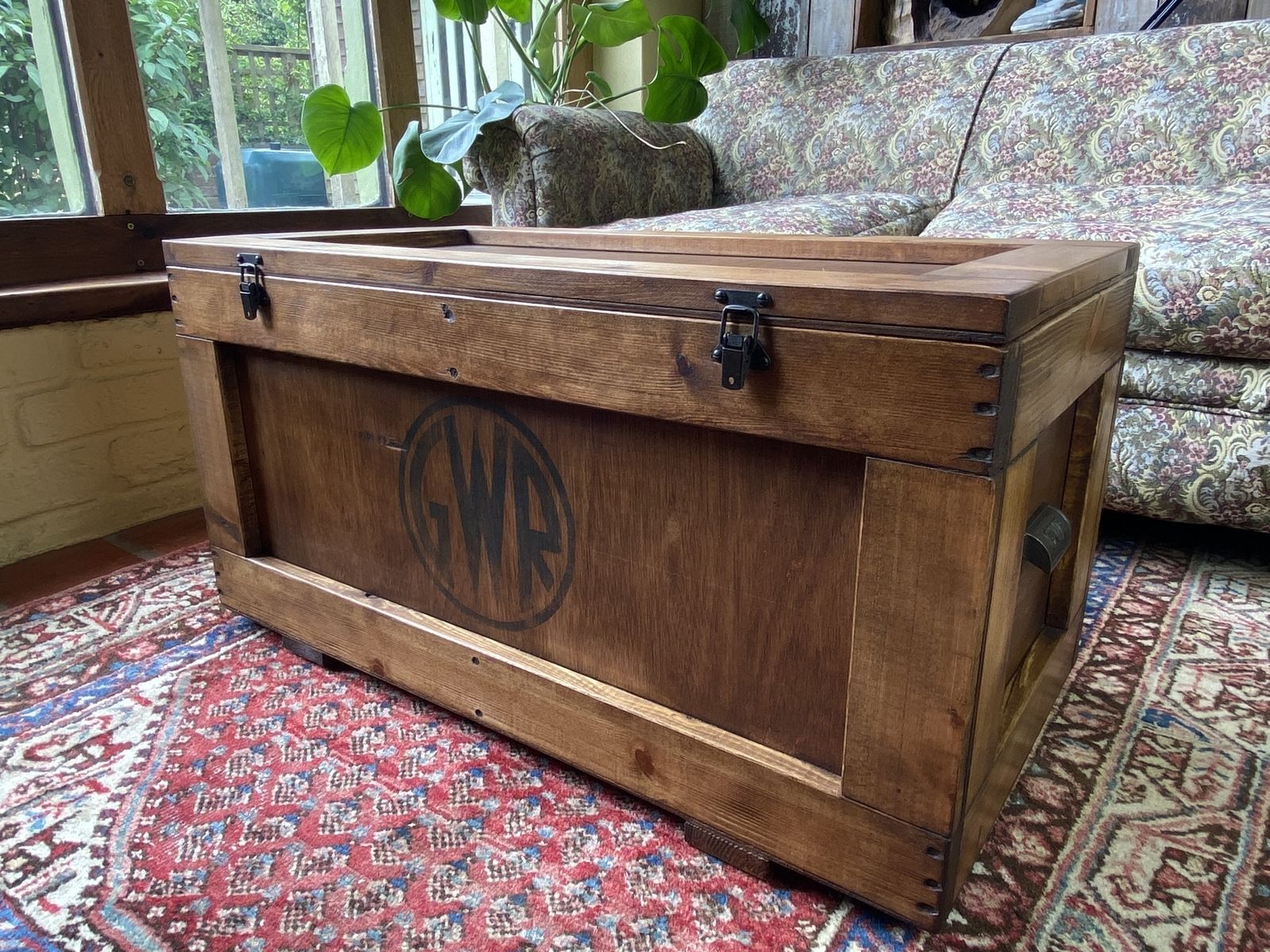 Wooden Trunk Chest For Vinyl Record Collection | Handmade To Order | Customisable photo 425.0