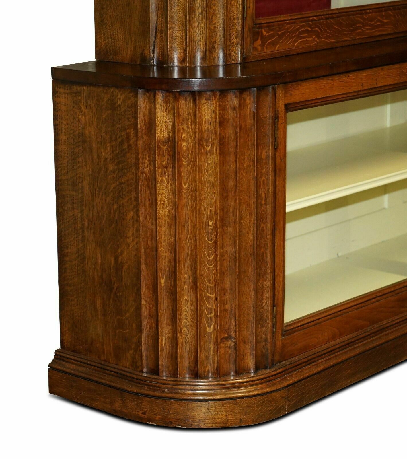 2.8 X 2.2 Meter Antique Samuel Pepys 1666 Style Library Bookcase Part Of Suite photo vinterior