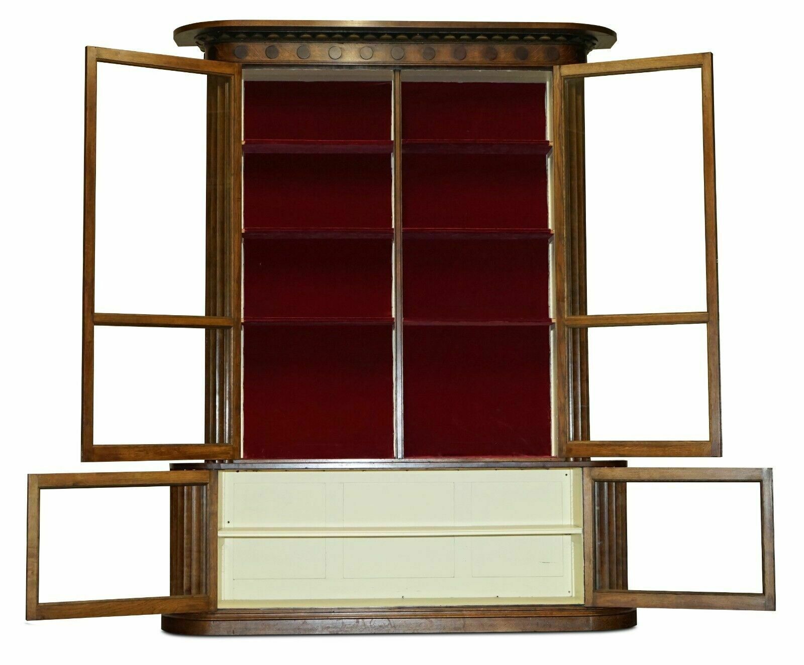 10000.0 2.8 X 2.2 Meter Antique Samuel Pepys 1666 Style Library Bookcase Part Of Suite photo