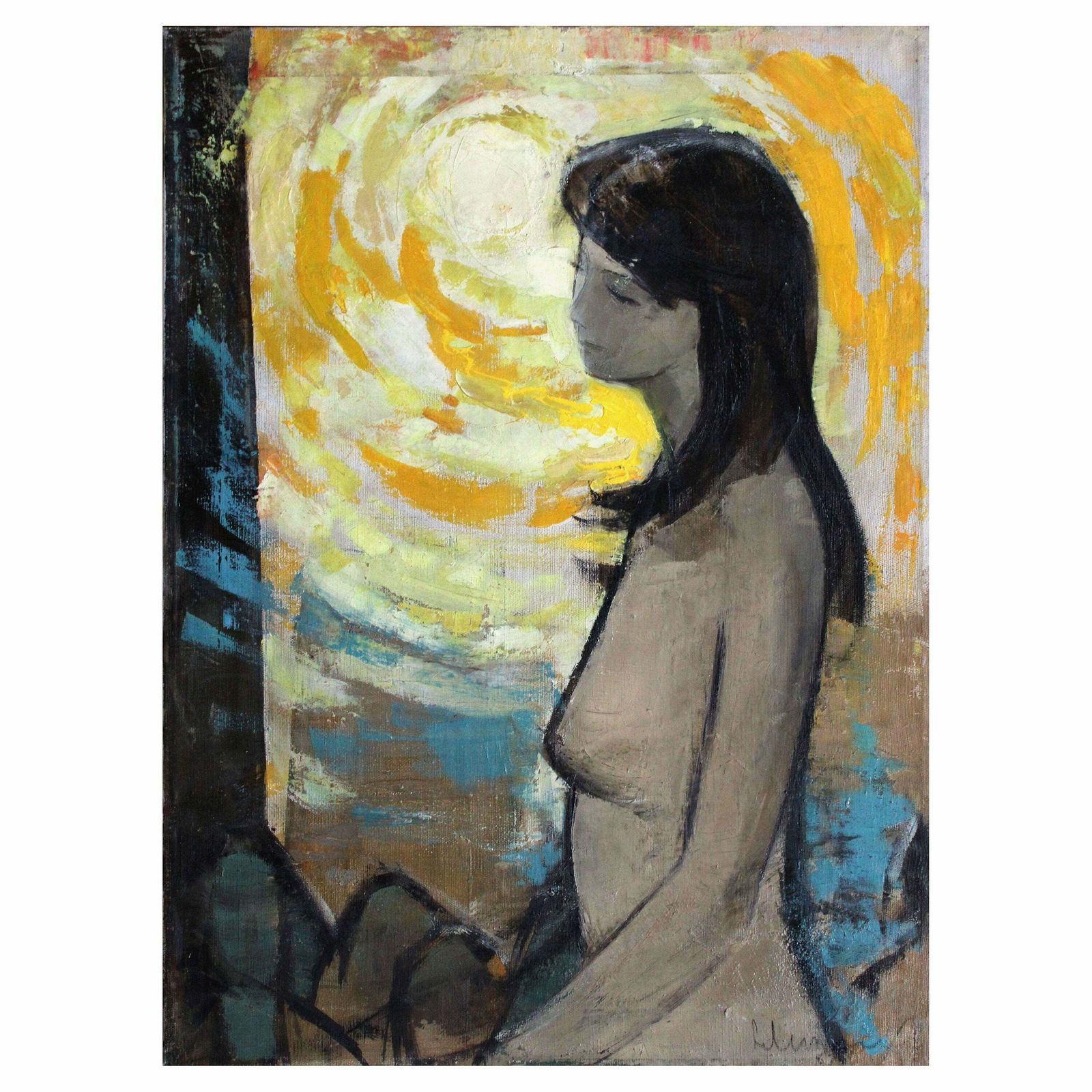 Laimdots Murnieks A Woman. 1962. Oil On Canvas