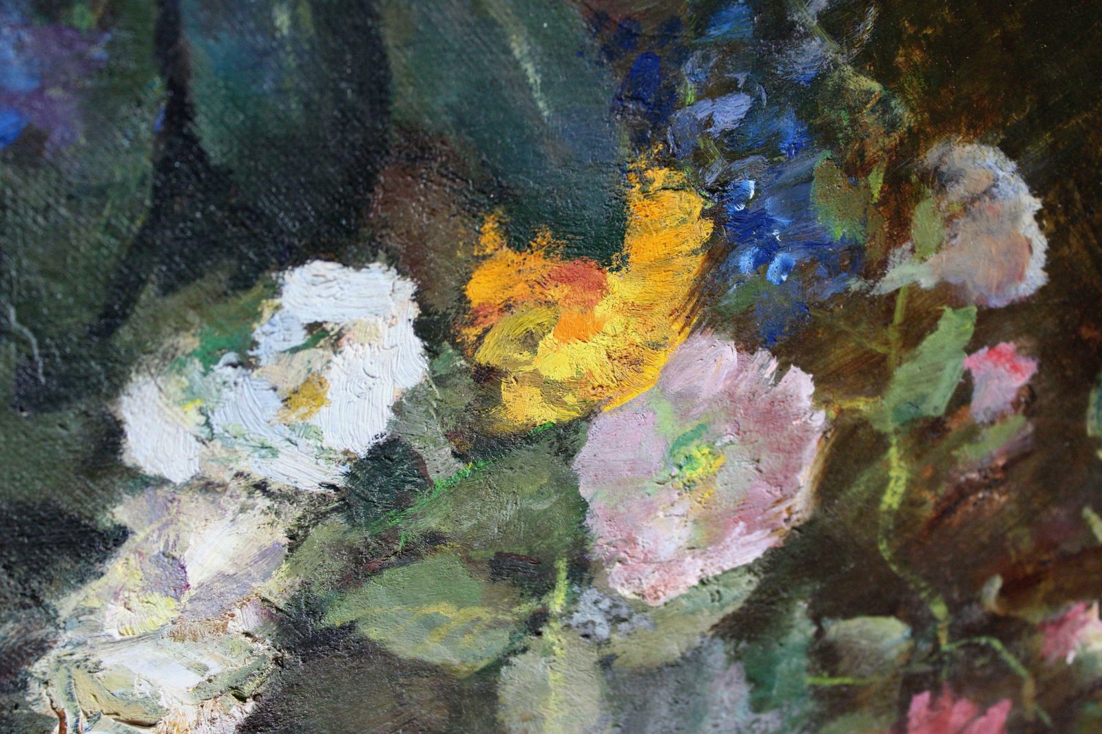 Vladimir Kozin Flowers. 1997, Canvas, Oil, 67x46 Cm 1997 photo buy