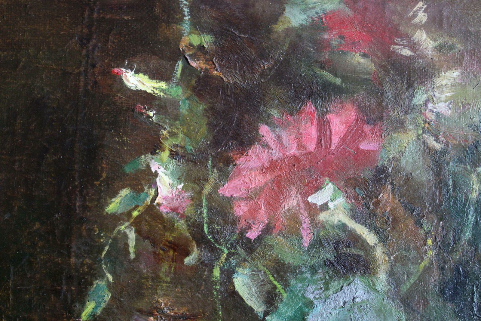 photo for sale Vladimir Kozin Flowers. 1997, Canvas, Oil, 67x46 Cm 1997