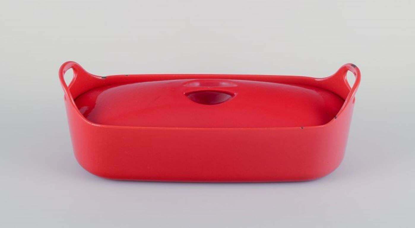Timo Sarpaneva For Rosenlew, Finland. Rare Fish Terrine In Cast Iron. photo furniture