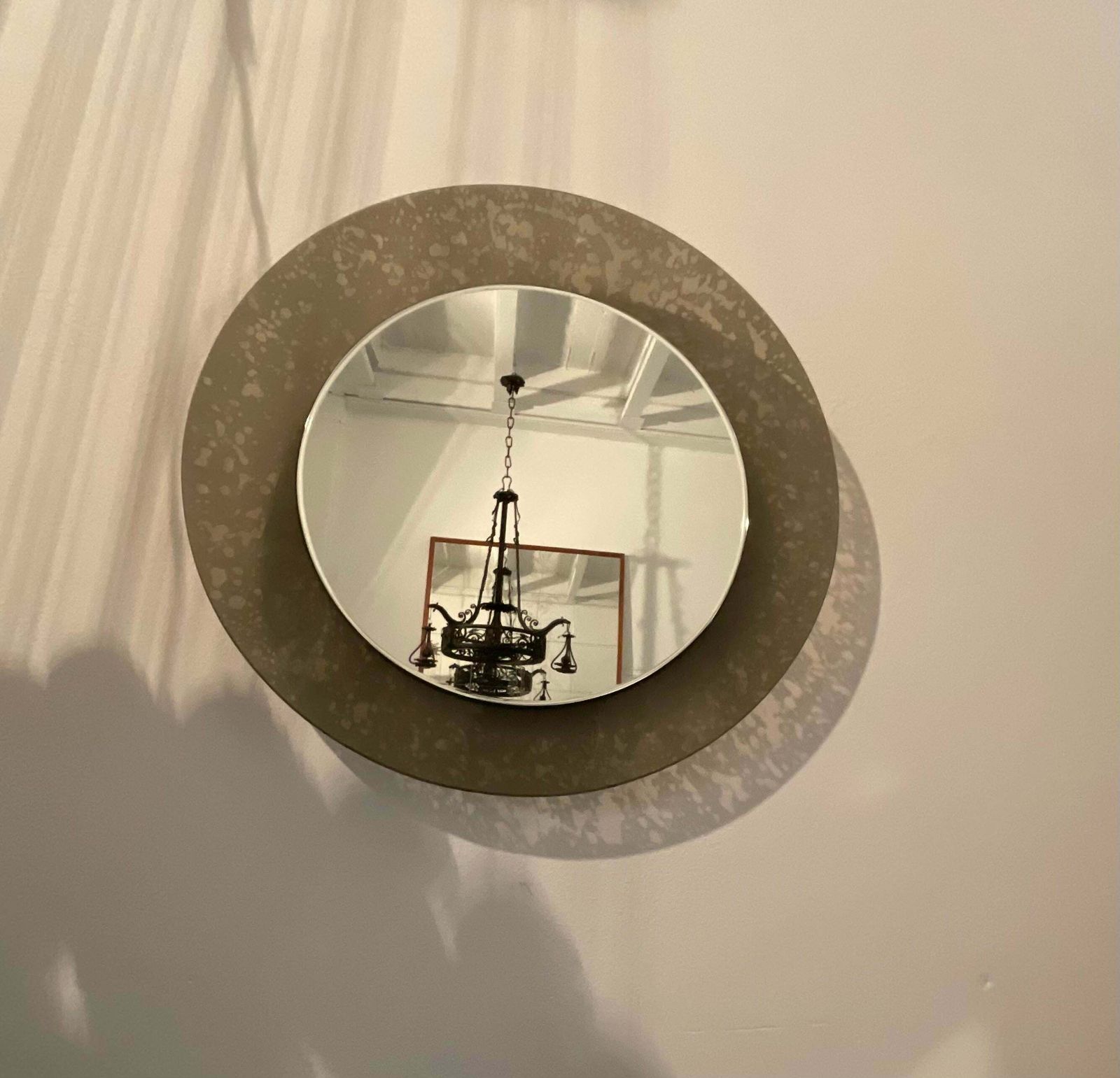 Fontanarte   Erwing Burger   Hanging Mirror   Curved And Etched Glass. photo buy