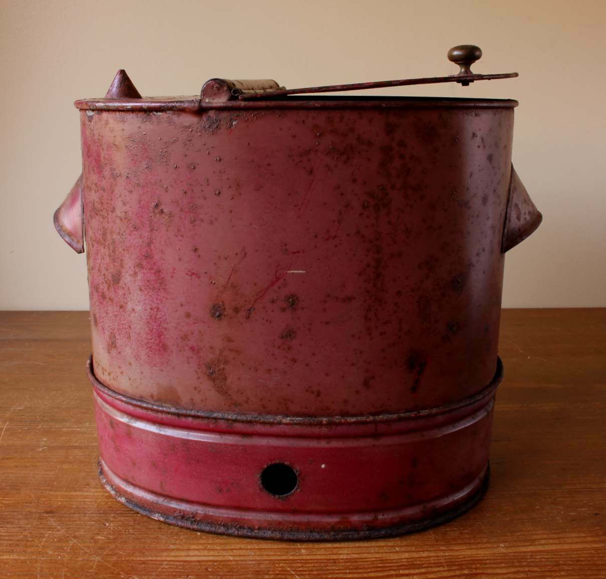 Street Vendor Hot Saveloy Steamer. Tin Toleware Hot Dog Sausage Cooker. photo Home Decor