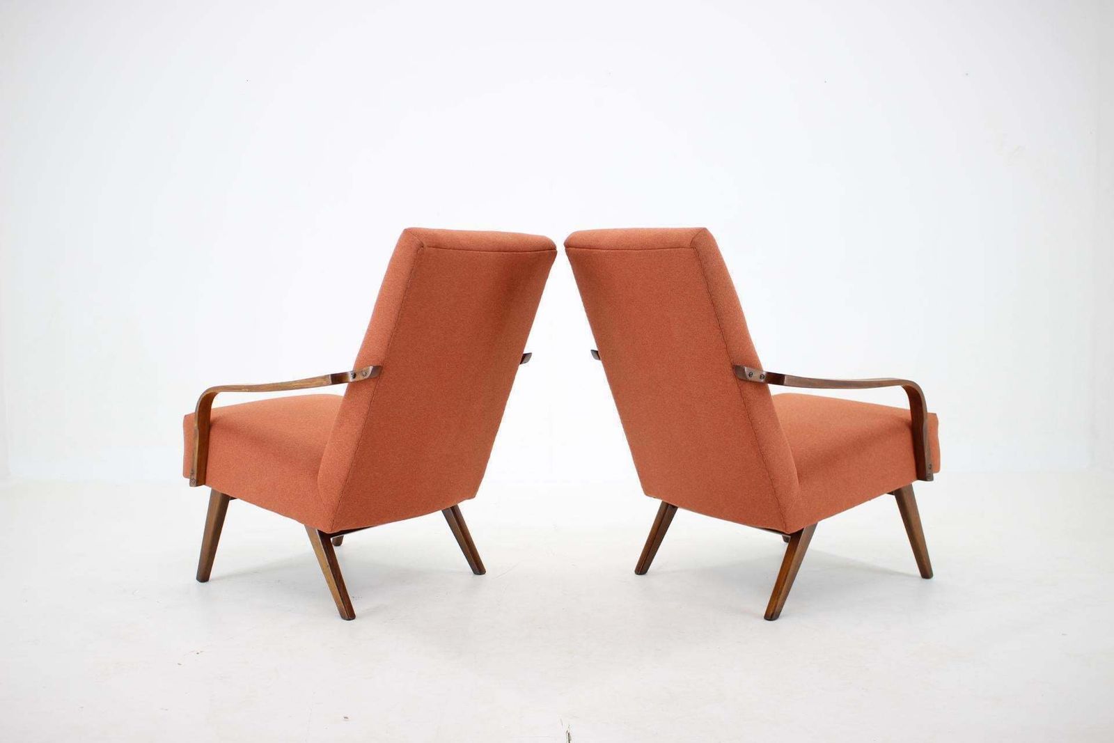 1960s Pair Of Vintage Armchairs, Czechoslovakia photo Furniture