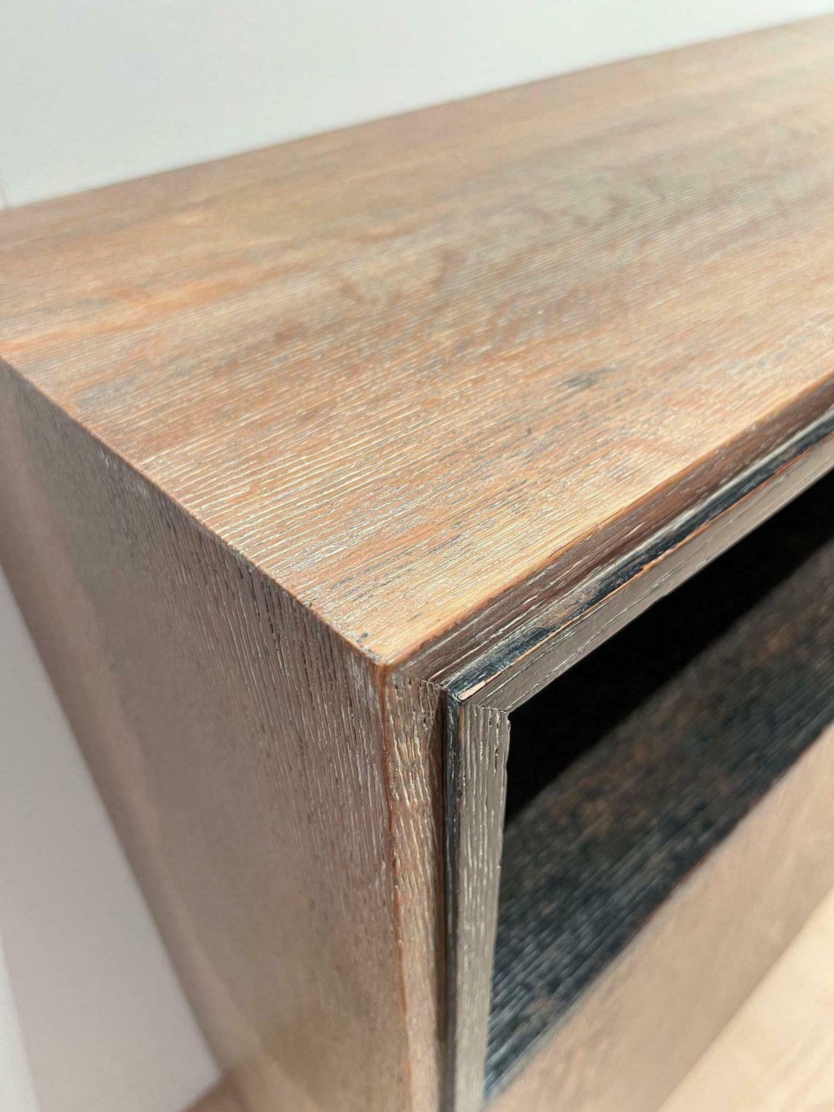 Art Deco Office Cabinet, De Coene Frères, Limed Oak, Belgium Circa 1935 photo vinterior