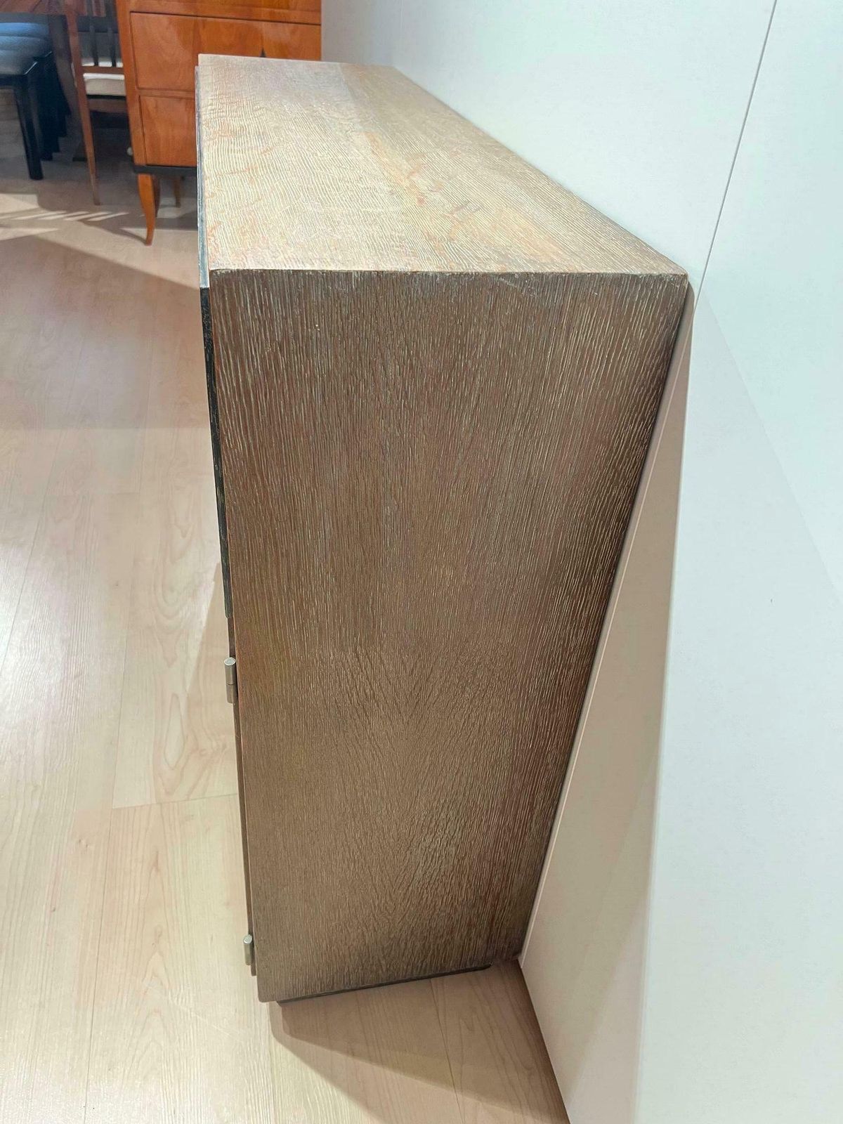 Art Deco Office Cabinet, De Coene Frères, Limed Oak, Belgium Circa 1935 photo vintage