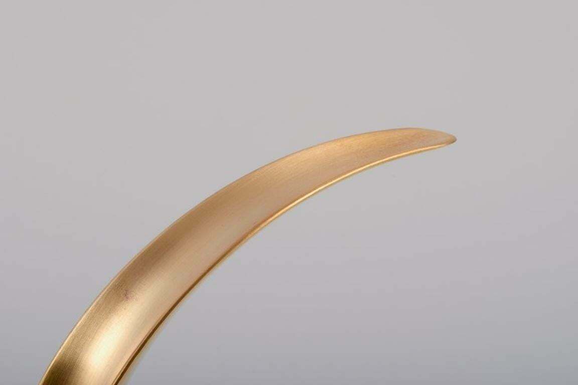 Skultuna "Liljan" Candle Holder In Brass. Swedish Modern Design. 21th C photo 161.0