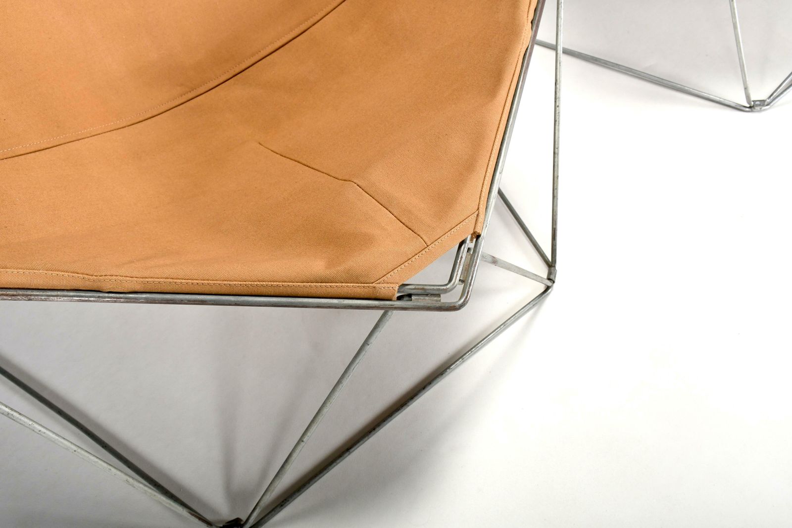 Early Ocher Canvas Penta Chairs By Jean Paul Barray & Kim Moltzer For Bofinger photo 6801.0