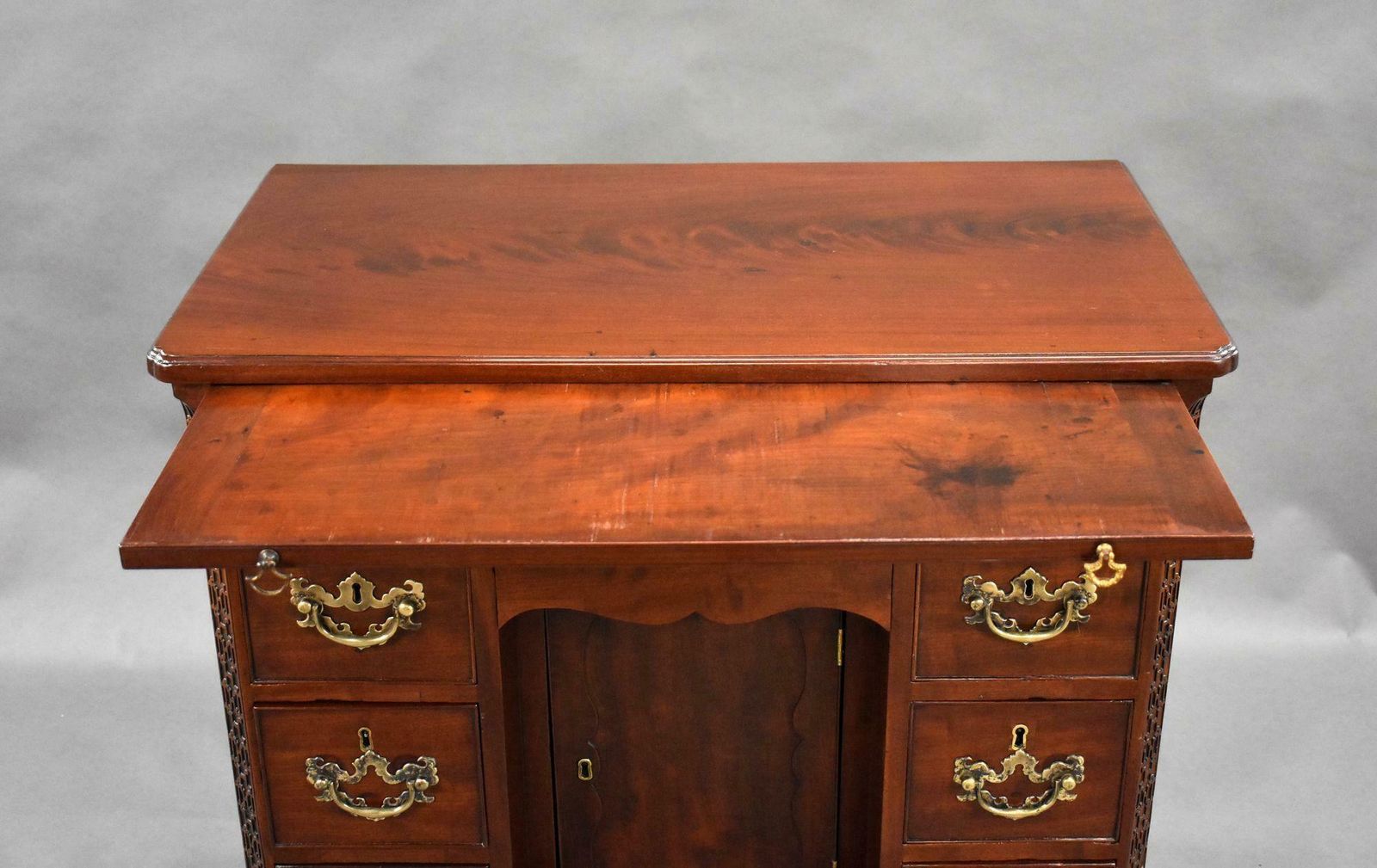 18th Century George III Mahogany Kneehole Desk photo buy