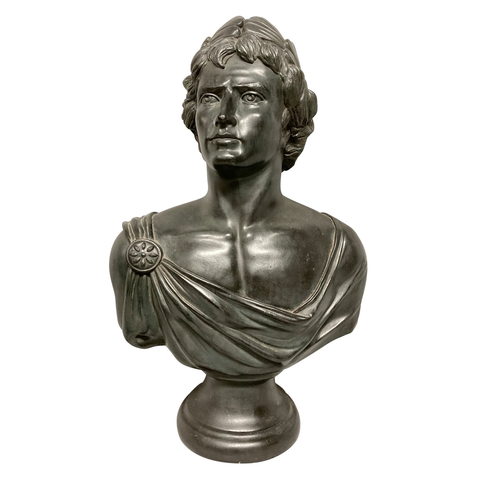 A Plaster Library Bust Of The Emperor Augustus
