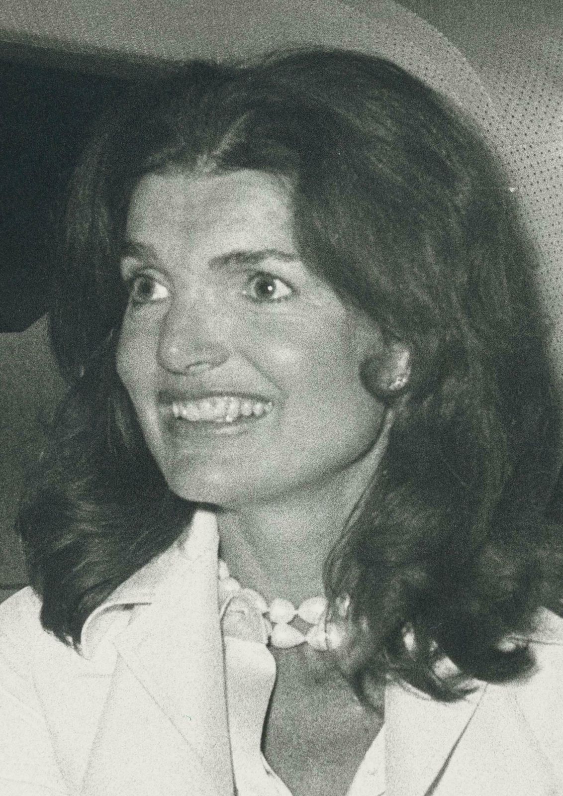 Göksin Sipahioglu Jackie Kennedy, Black And White Photograph, Circa 1970s 1970s photo furniture