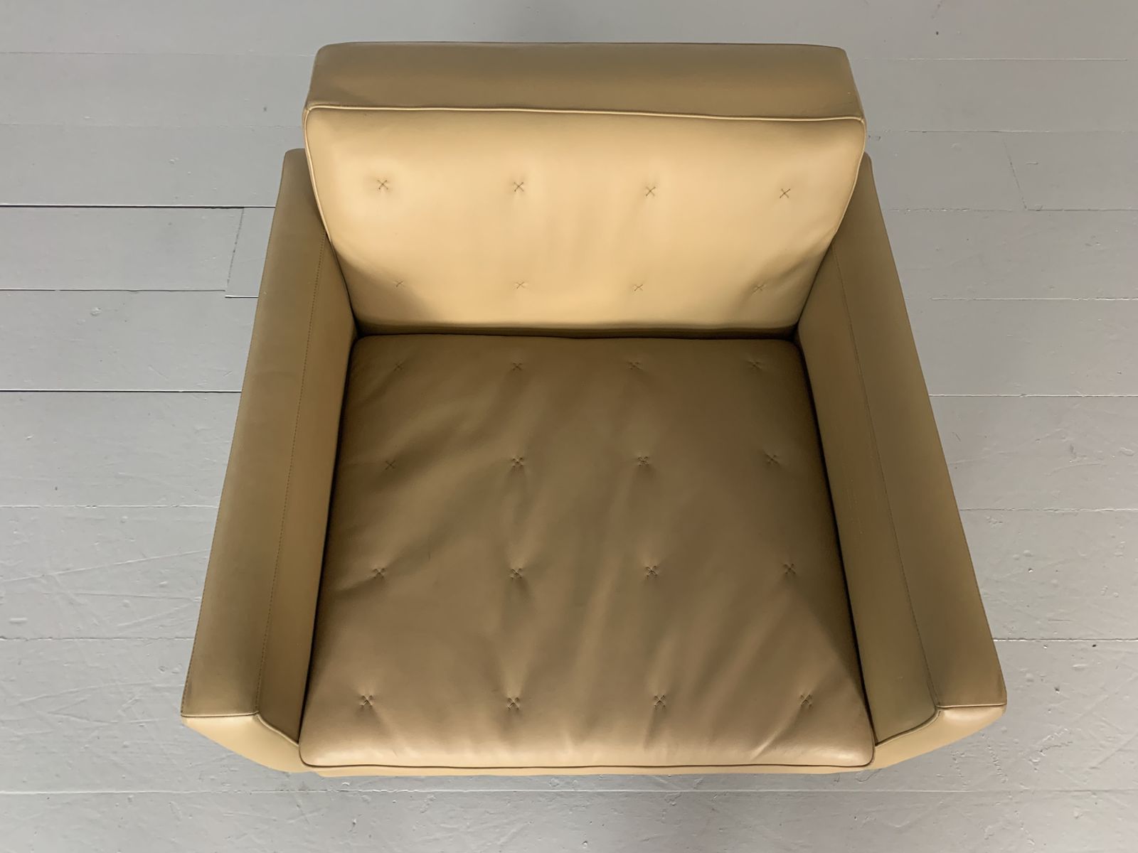 photo for sale Poltrona Frau “Kennedee” Armchair – In Caramel “Pelle Frau Sc” Leather