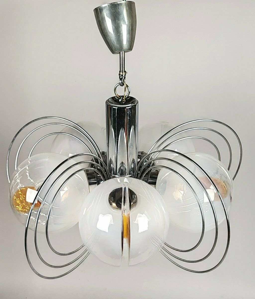 Murano Glass Chandelier. Mazzega Editions. Year 70 photo for sale