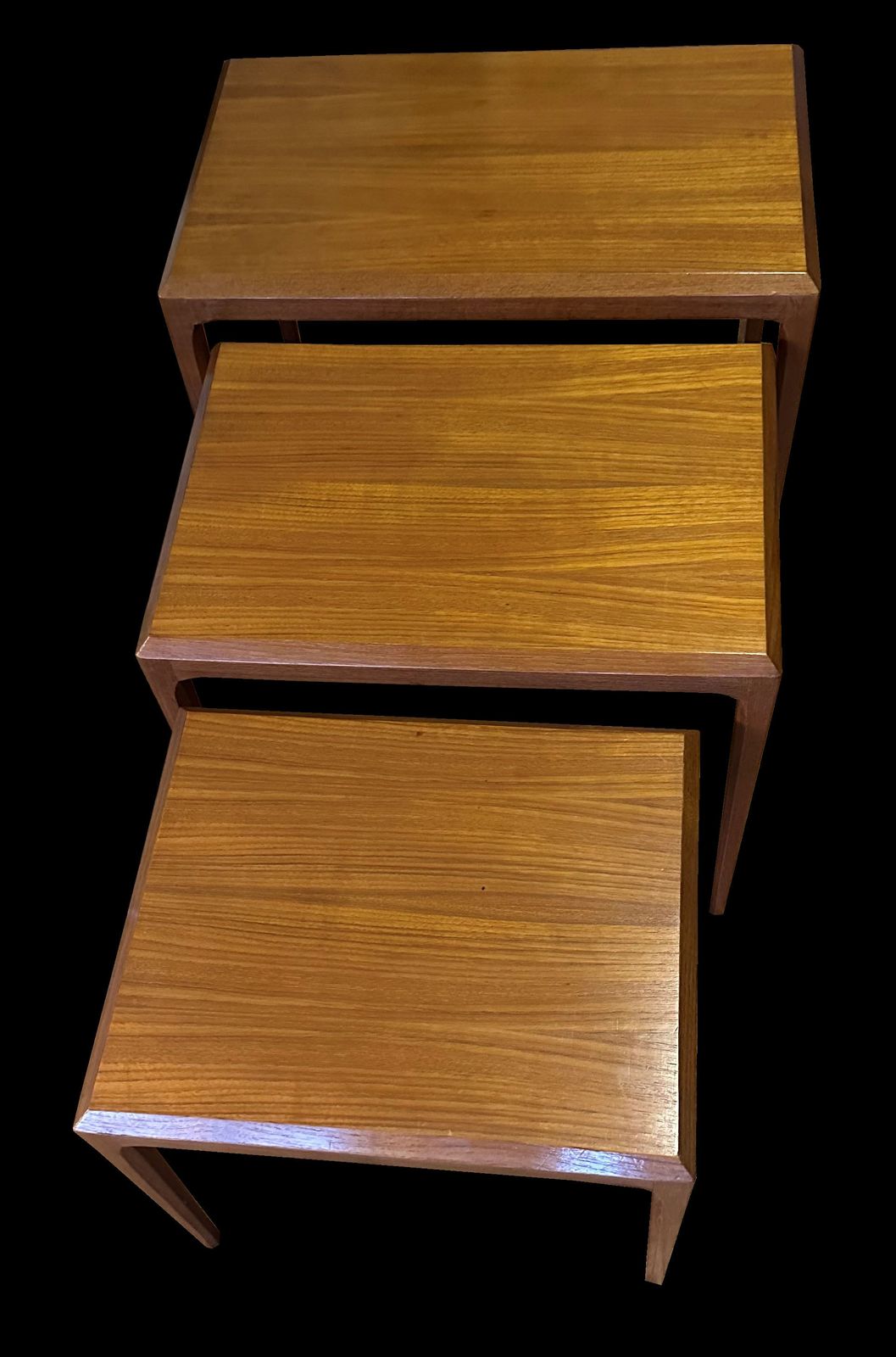 Teak Nest Of Tables By Johannes Andersen For Silkeborg photo for sale