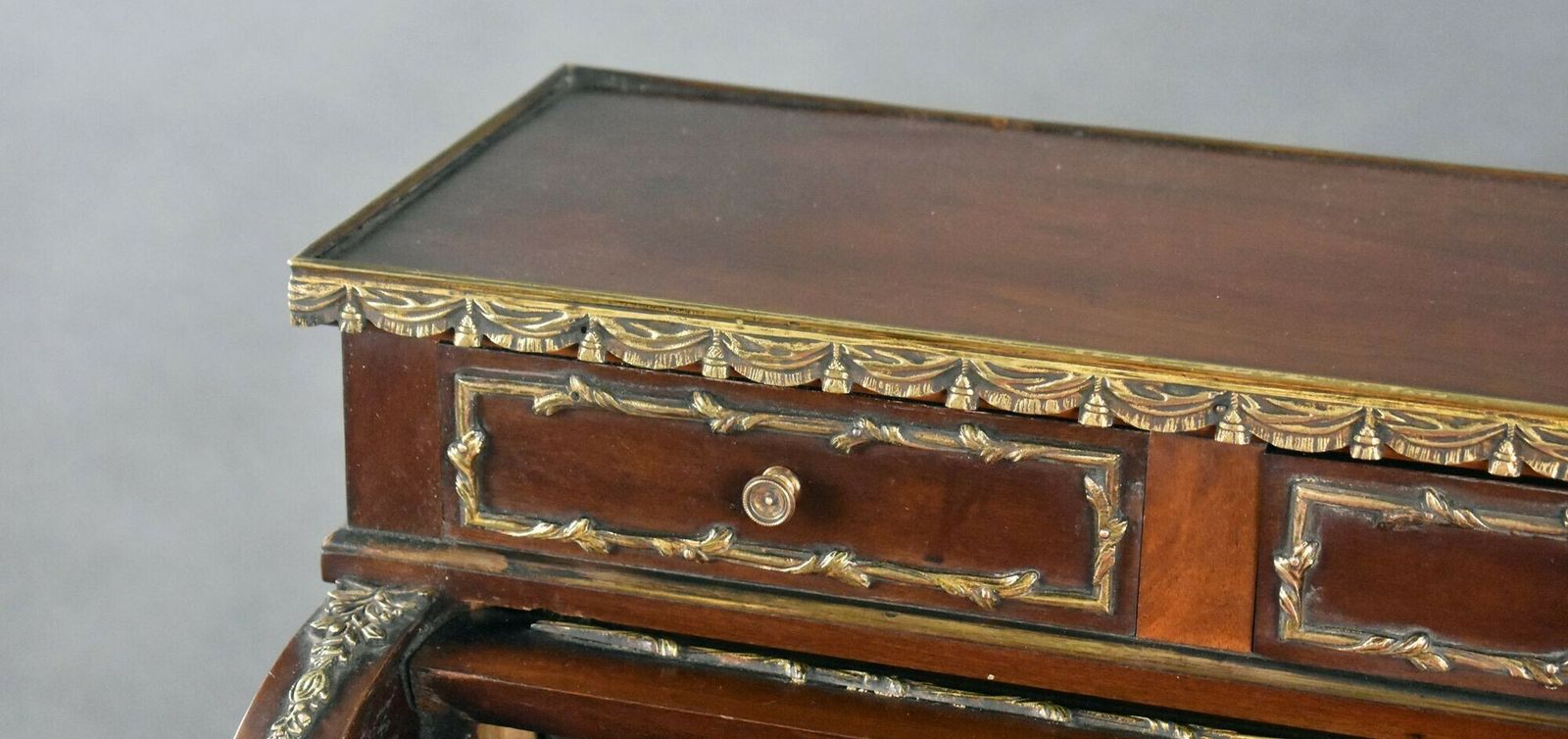 Antique French Style Writing Table By S&H Jewell photo vintage