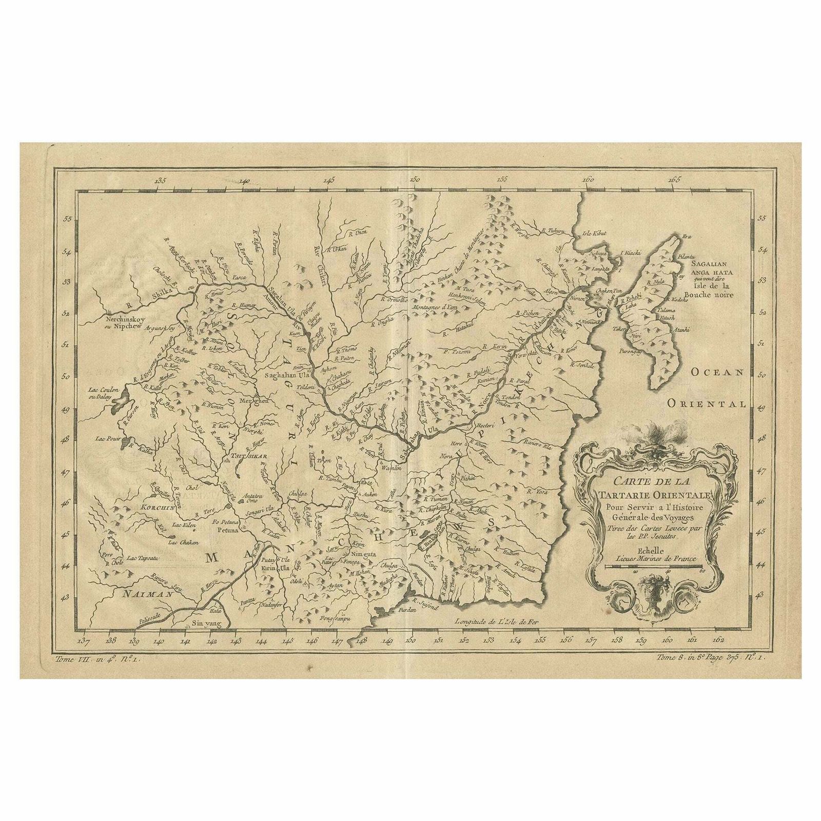 Antique Map Of Manchuria And The Northeast Portion Of Tartary