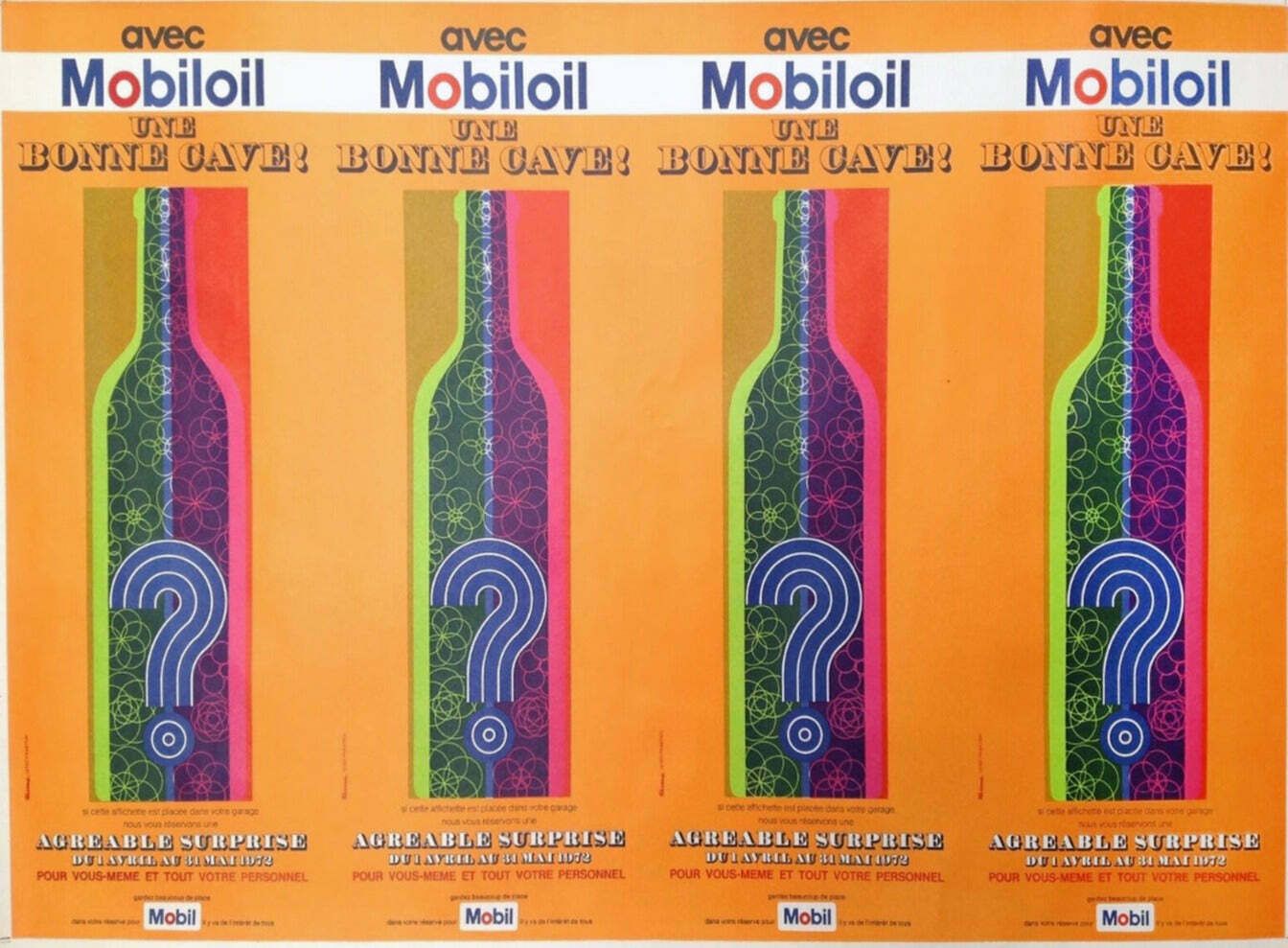 Mobil Oil   Une Bonne Cave!, 1970s