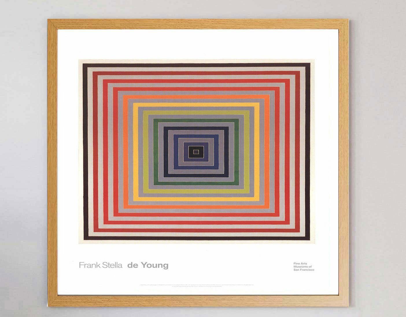 Original Vintage Poster Frank Stella   De Young Museum photo Art