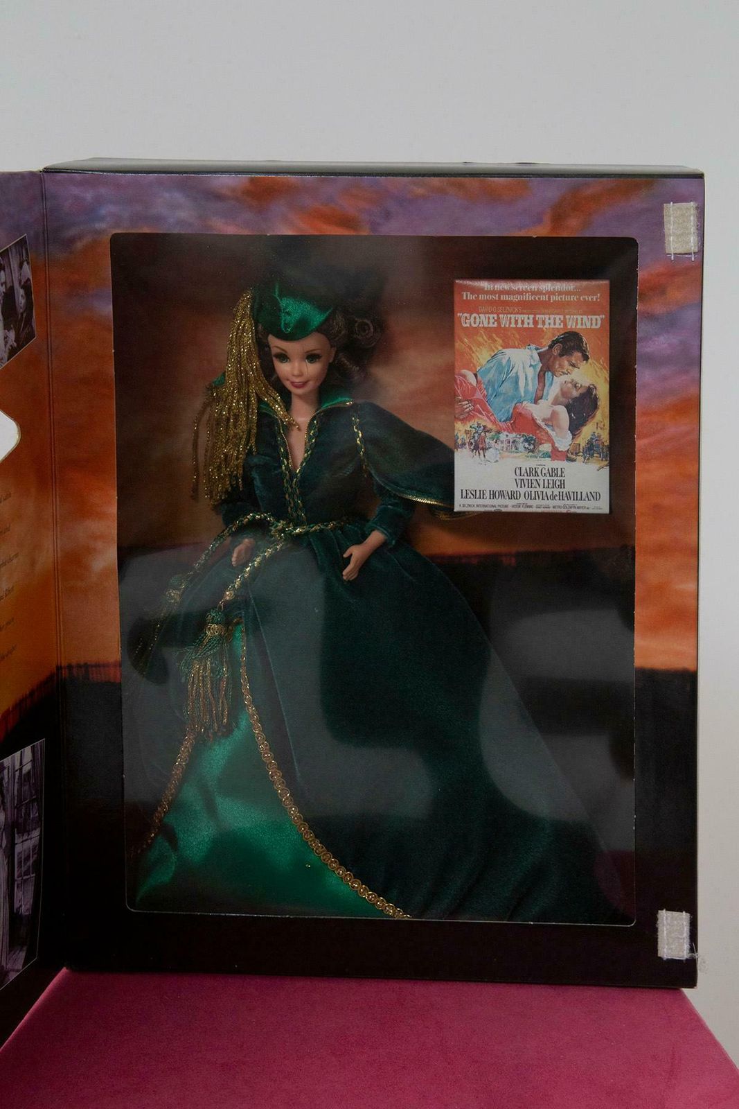 Hollywood Legends Collection Barbie Doll Scarlett O'hara In Green Drapery Dress photo 582.0