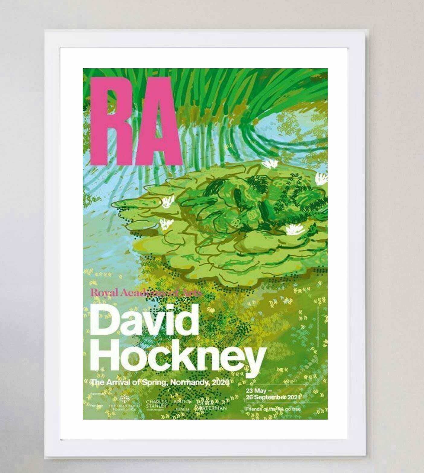 David Hockney   Ra   The Arrival Of Spring Original Vintage Poster photo for sale