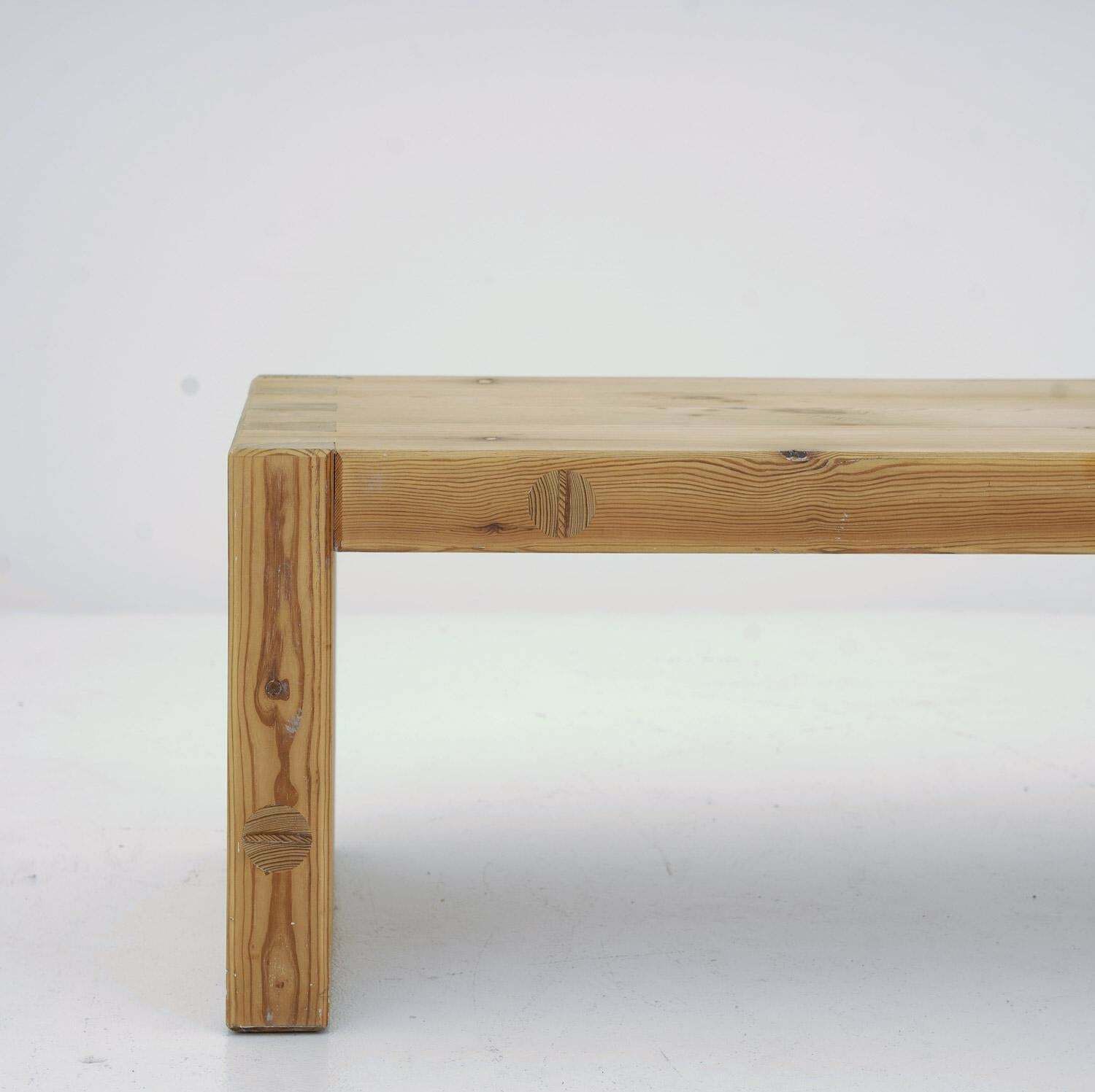 Swedish Bench In Pine By Roland Wilhelmsson, Signed By Designer photo Furniture