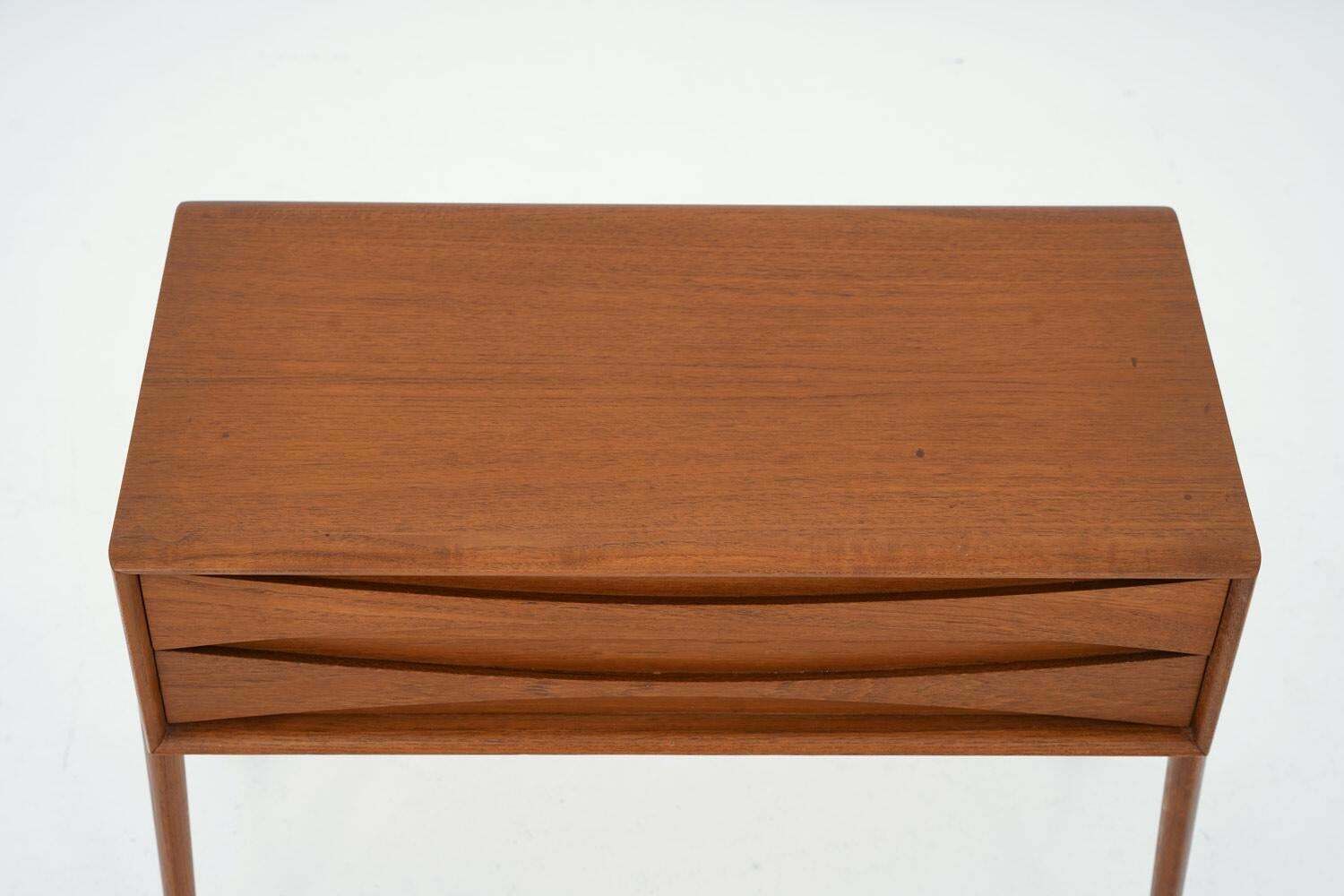 Midcentury Scandinavian Side Table By Rimbert Sandholt For Glas & Trä photo 1518.0