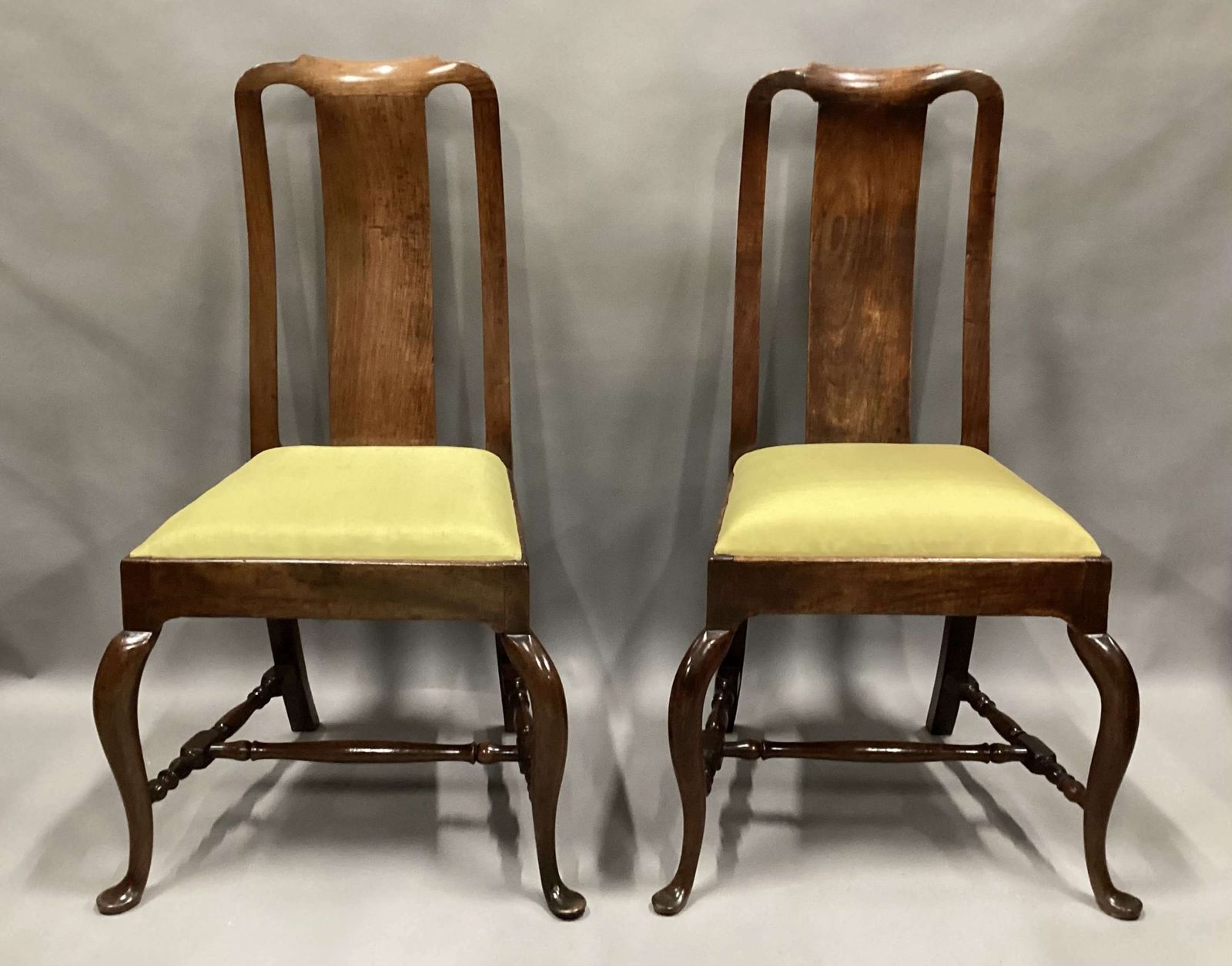 Furniture Rare C18th Pair Of Chinese Huanghuali Side Chairs photo