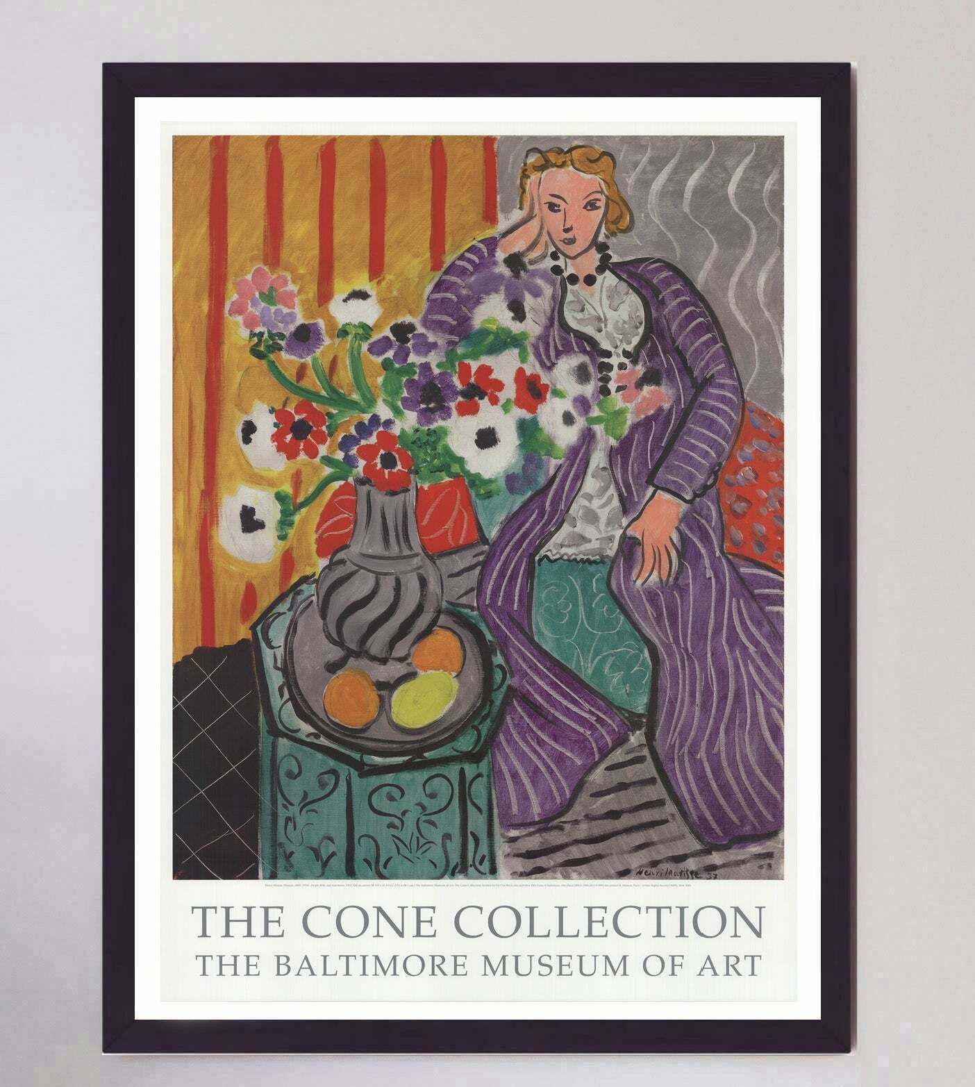 Original Vintage Poster Henri Matisse   Baltimore Museum Of Art photo furniture
