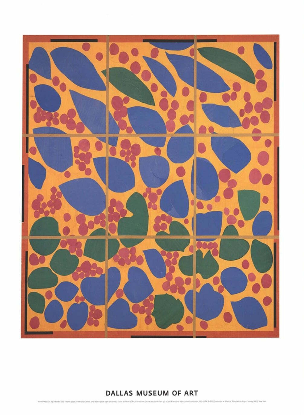 Original Vintage Poster Henri Matisse   Dallas Museum Of Art