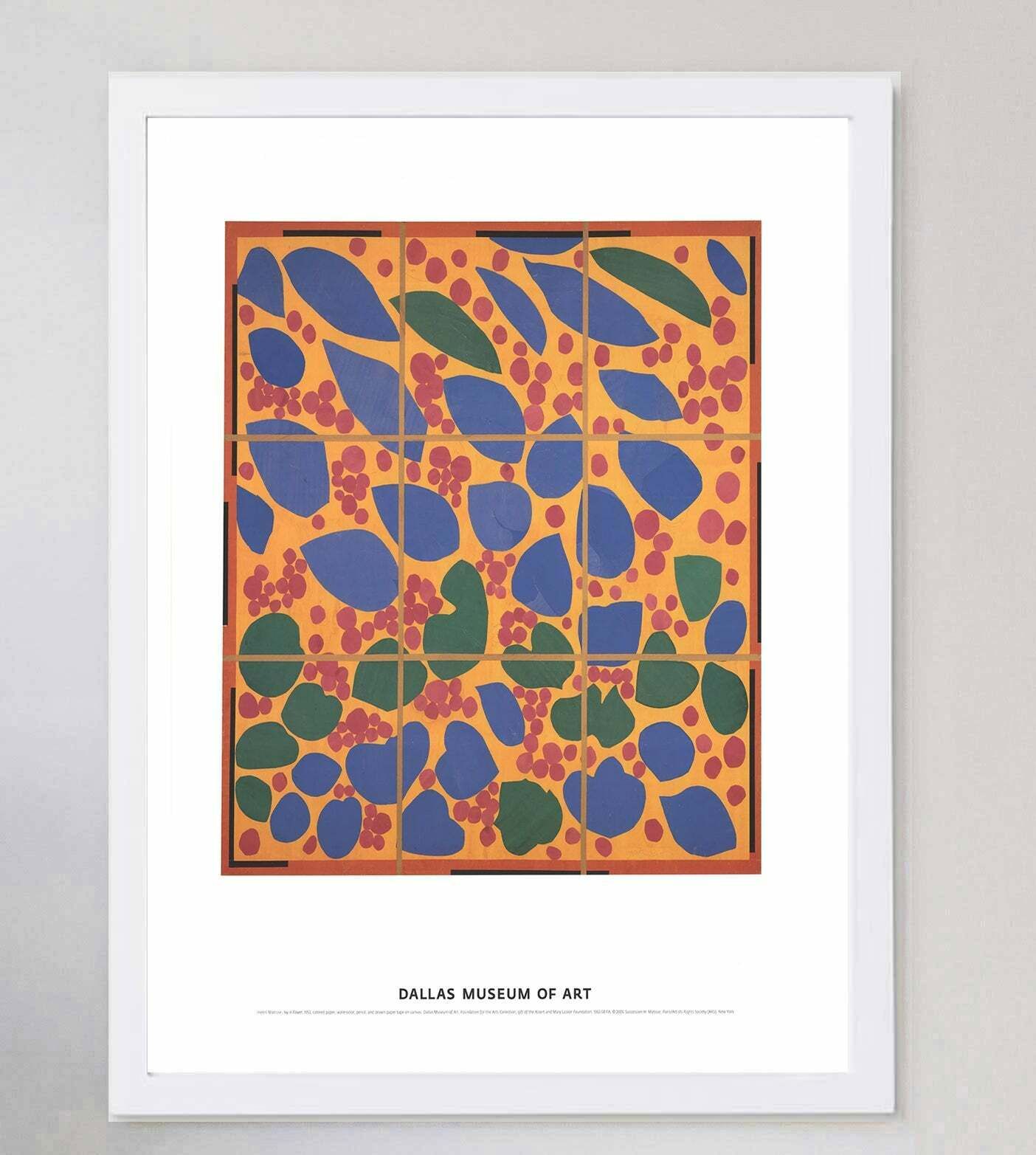 Original Vintage Poster Henri Matisse   Dallas Museum Of Art photo for sale