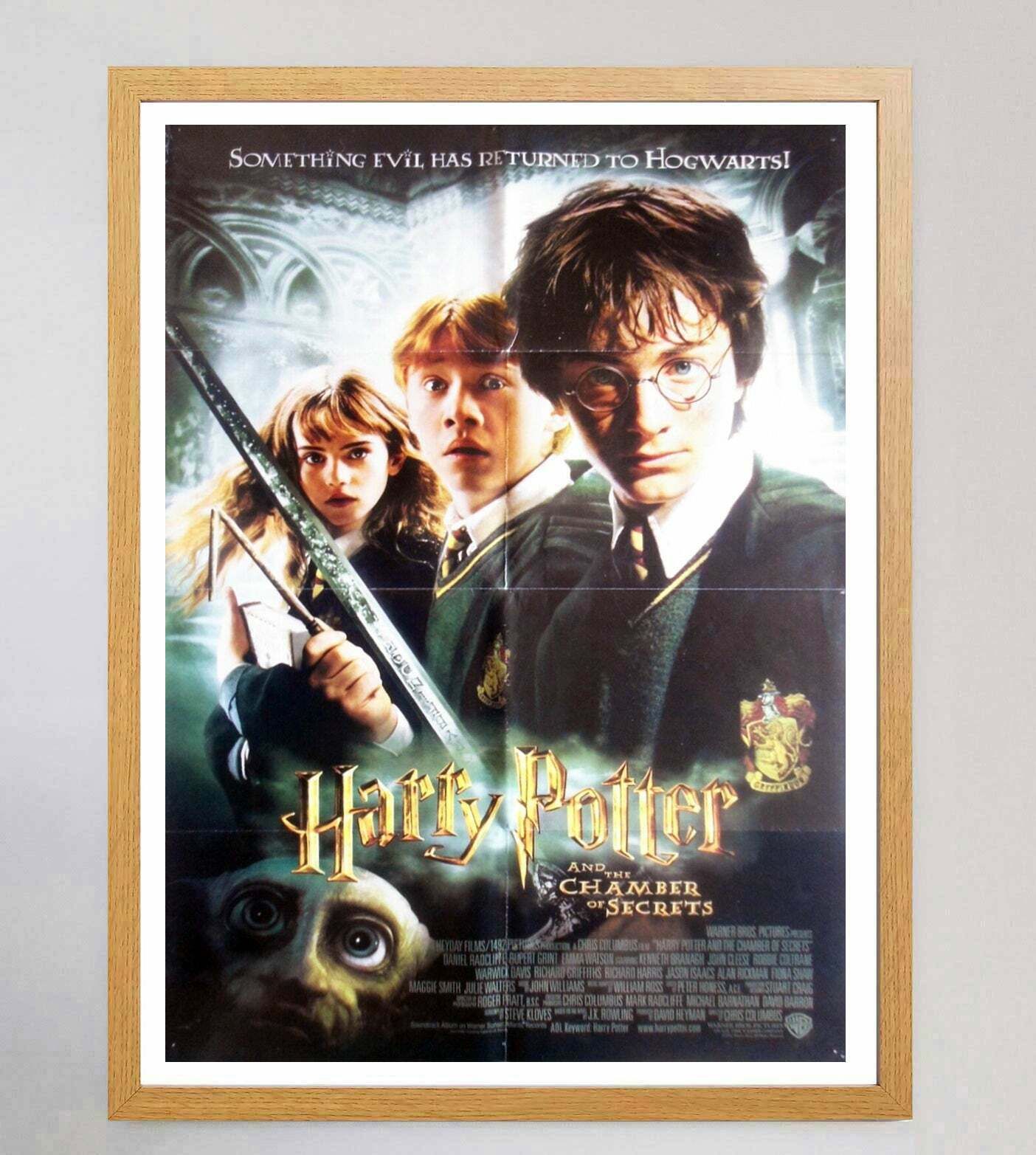 Original Vintage Poster Harry Potter And The Chamber Of Secrets photo for sale