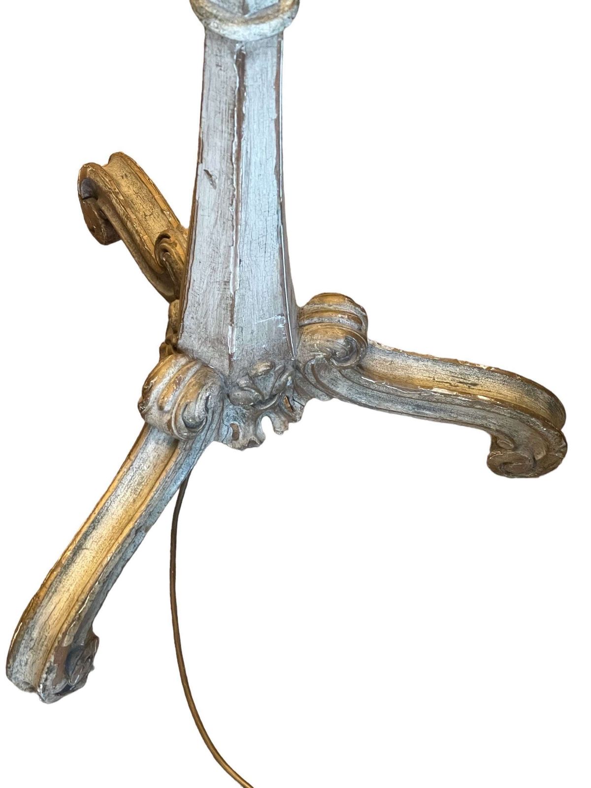 Antique French Standard Lamp, Early 20th Century photo Lighting