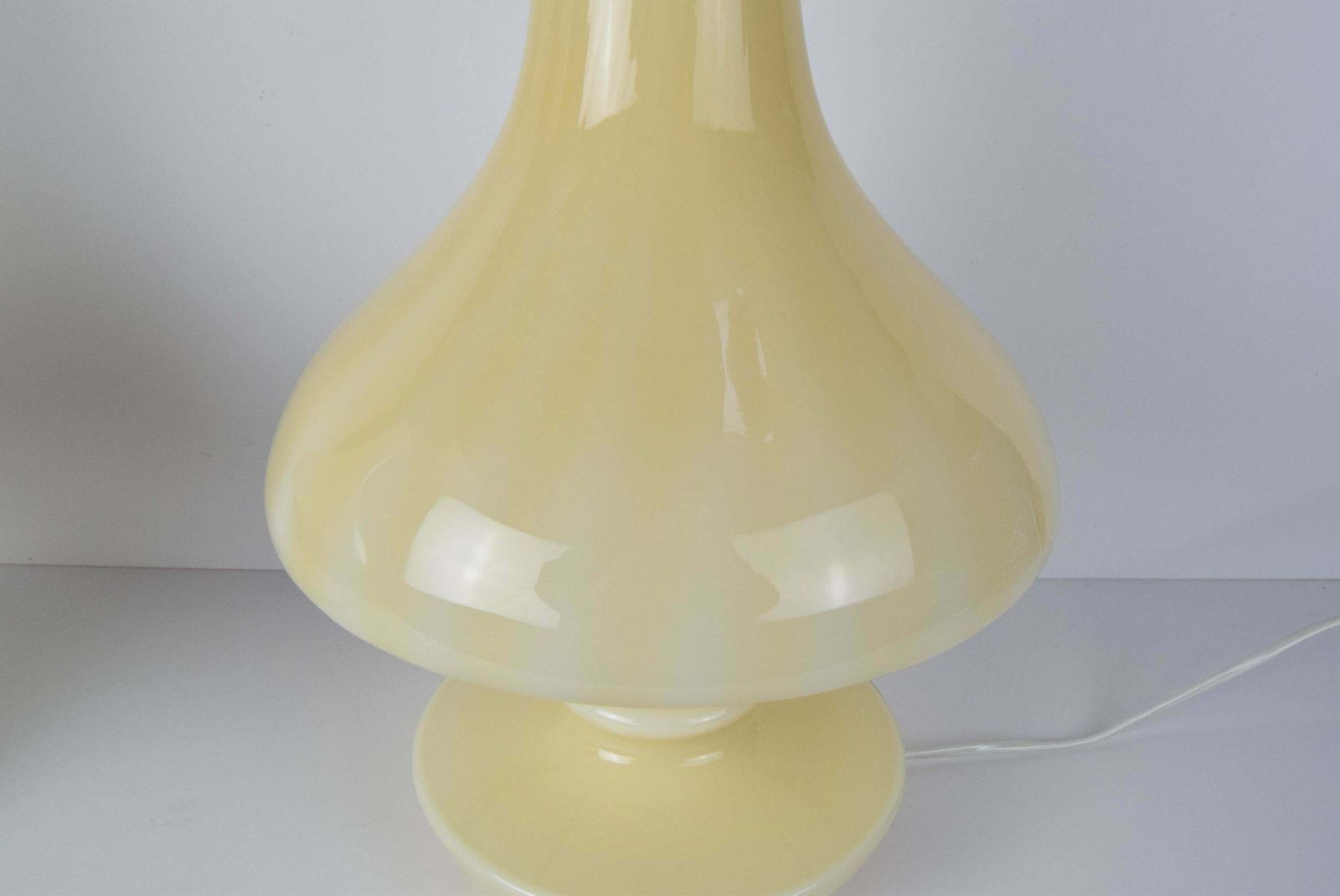photo buy Pair Of Mid Century Table Lamps, Osvětlovací Sklo Závod Janštejn, 1970's.