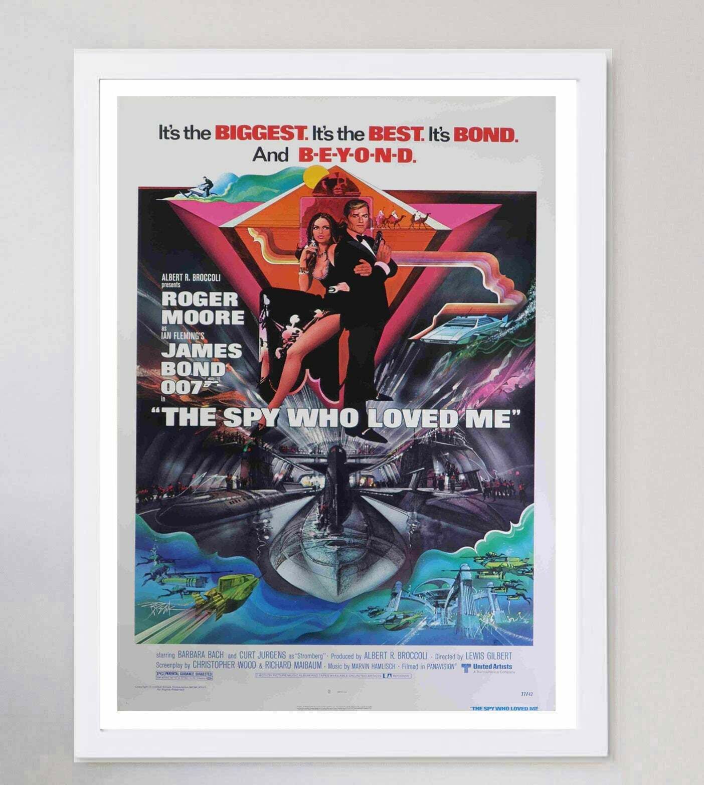 The Spy Who Loved Me Original Vintage Poster photo for sale