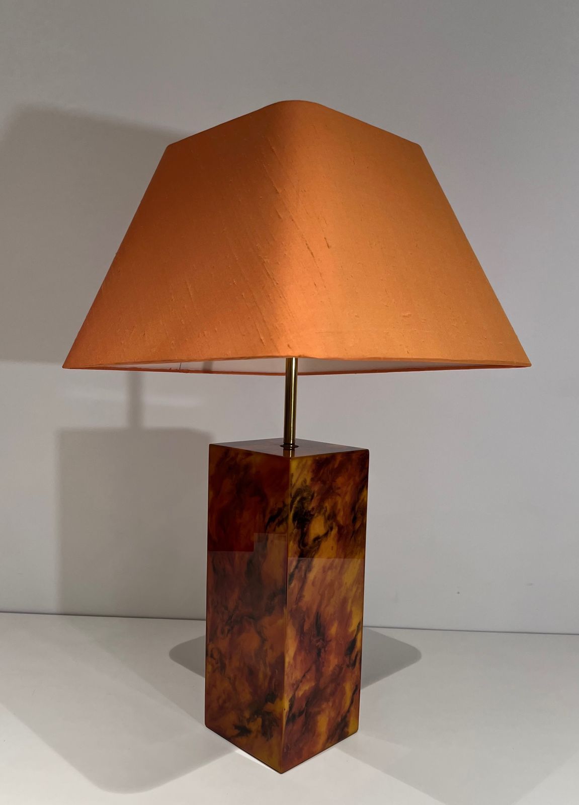 2850.0 Pair Of Plexiglass Lamps. French Work. Around 1970 photo