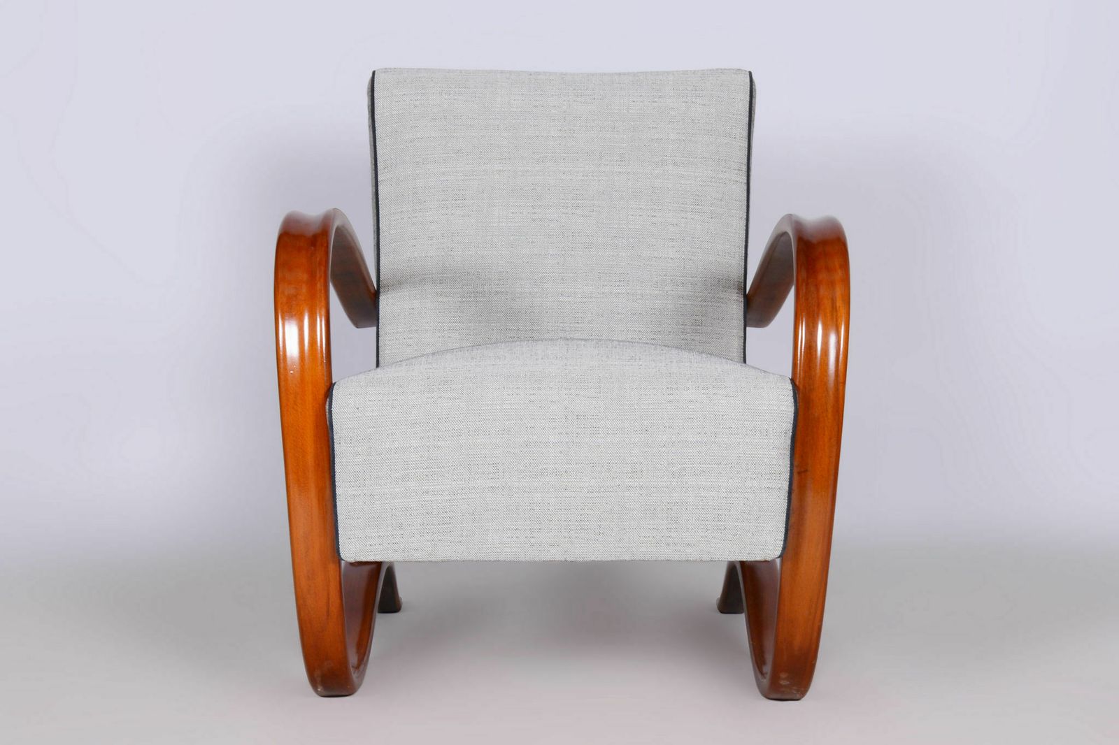 Pair Of Restored H 269 Armchairs, By Jindrich Halabala, Up Zavody, Czech, 1930s photo 5700.0