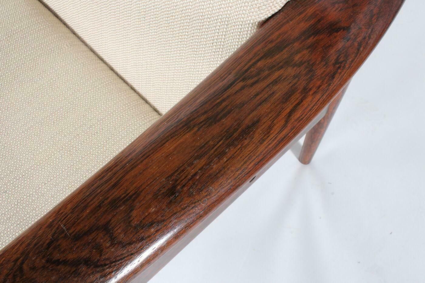 A Wonderful And Rare Danish Sofa In Rosewood By Grete Jalk Pj Mobelfabrik photo vinterior