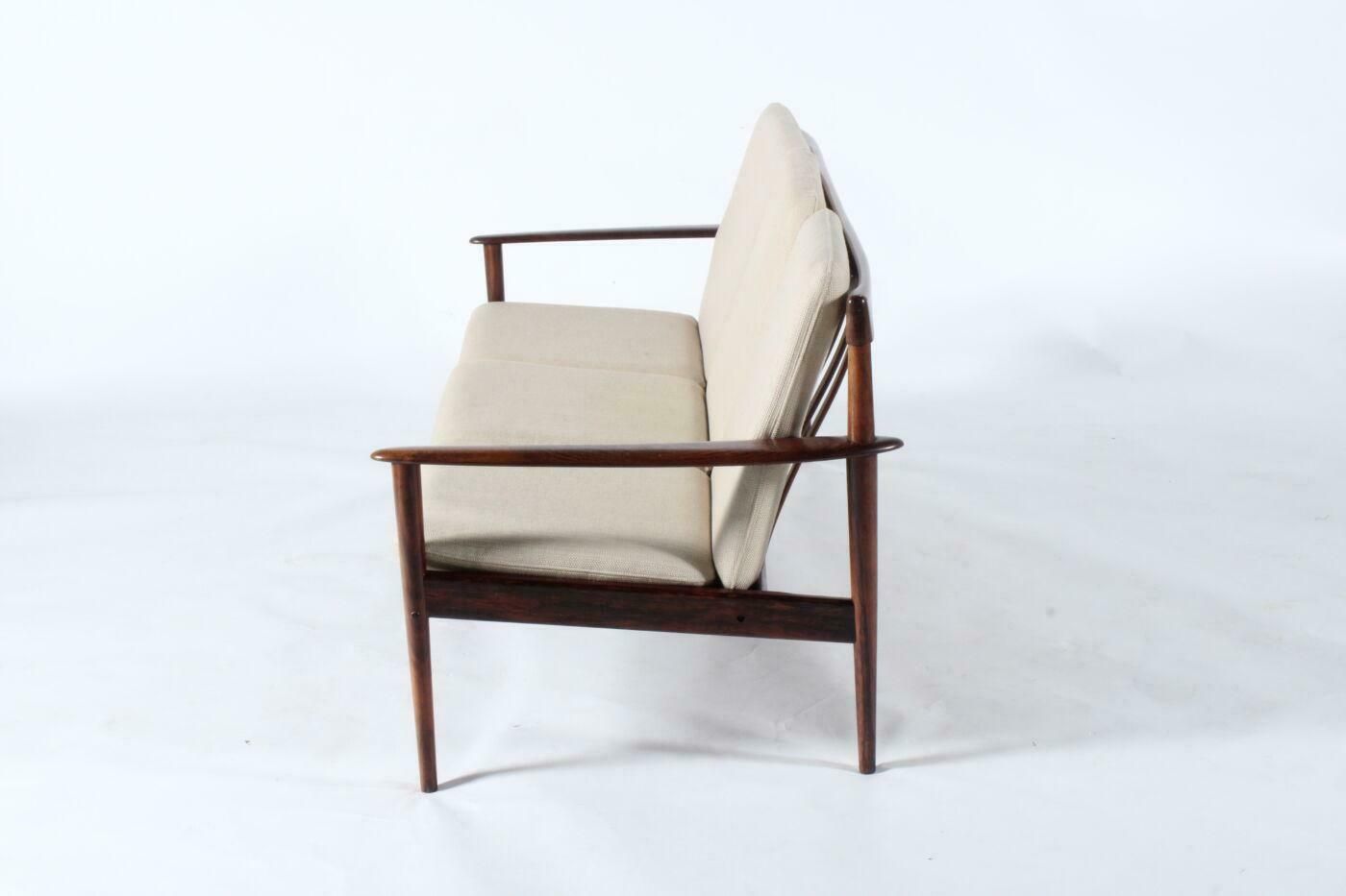 A Wonderful And Rare Danish Sofa In Rosewood By Grete Jalk Pj Mobelfabrik photo vintage