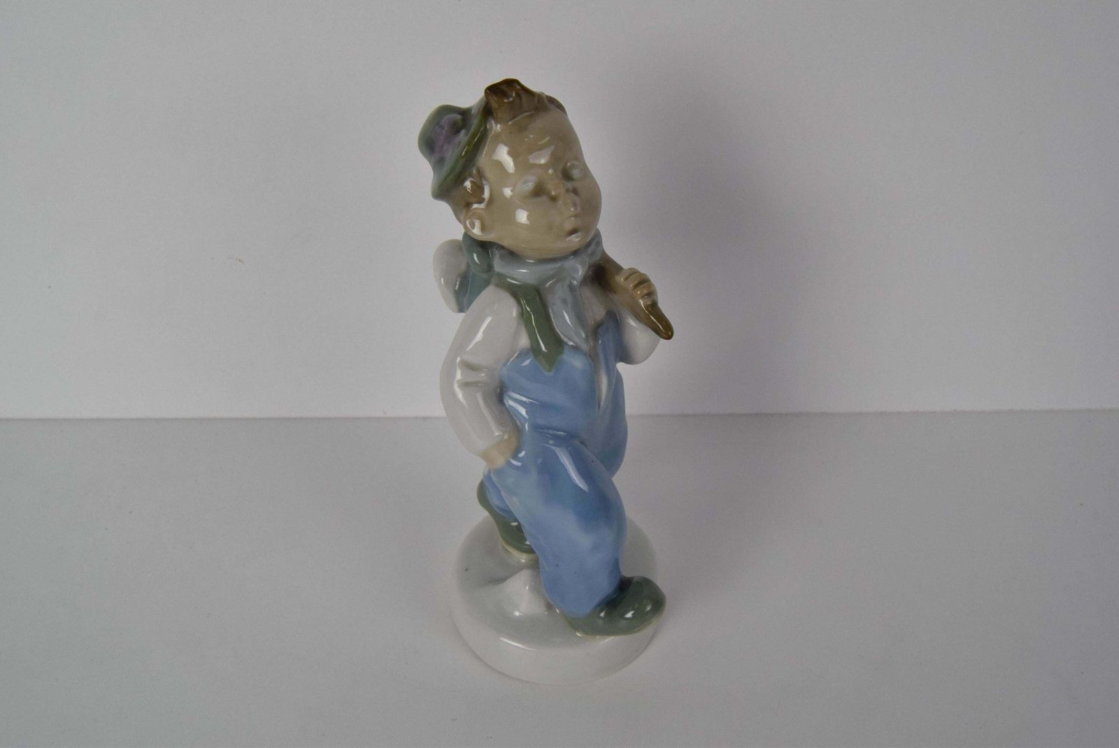 Rare Beautiful Design Porcelain Boy Figurine By Ella Strobach König/ Royal Dux photo 465.0