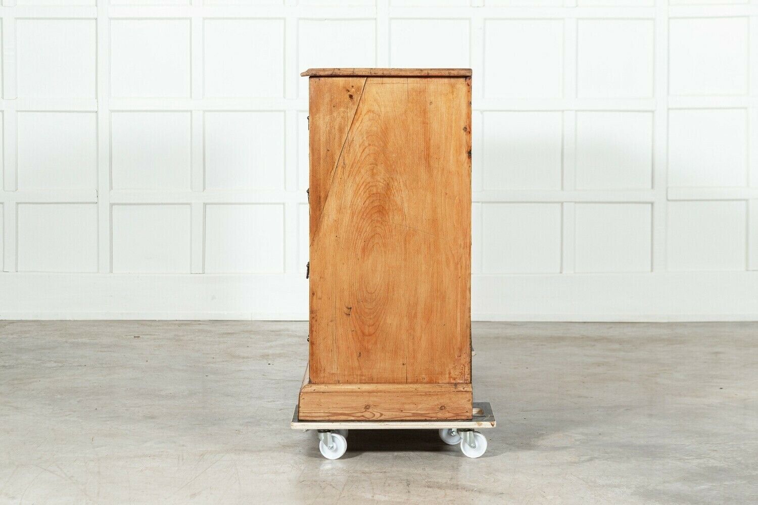 photo for sale 19thc English Pine Bank Haberdashery Drawers / Counter