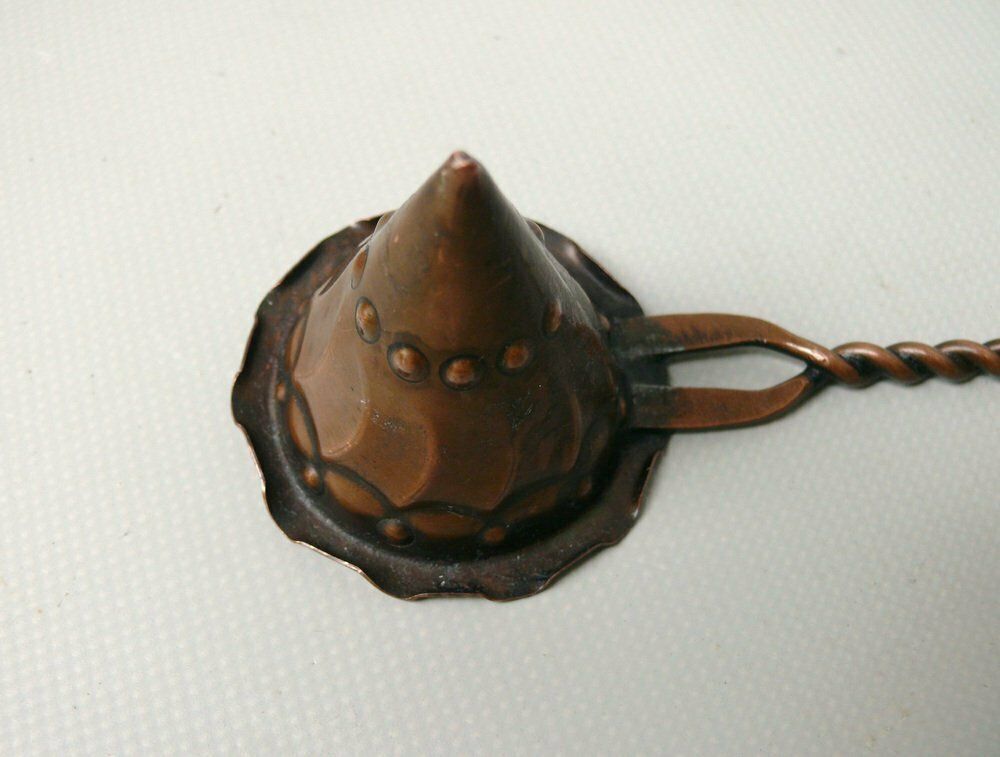 Arts And Crafts Candle Snuffer In Copper, 1890s photo Home Decor