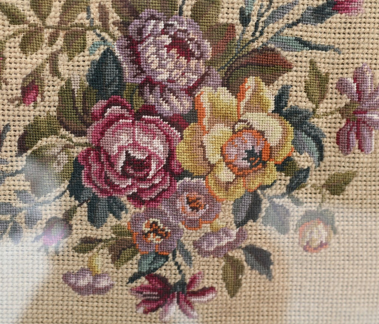 2450.0 Pair Regency Pole Screens Fire Needlepoint Tapestry 1830 photo