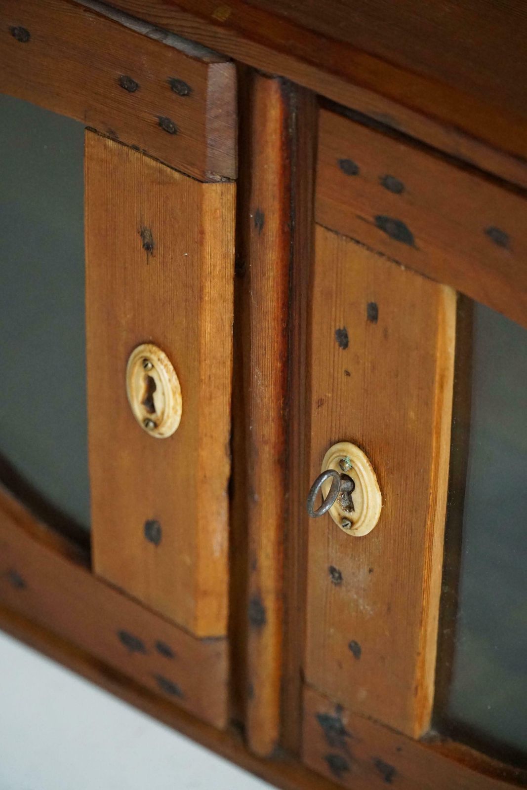 474.0 Primitive Wall Shelf In Pine, By A Swedish Carpenter, Late 19th Century photo