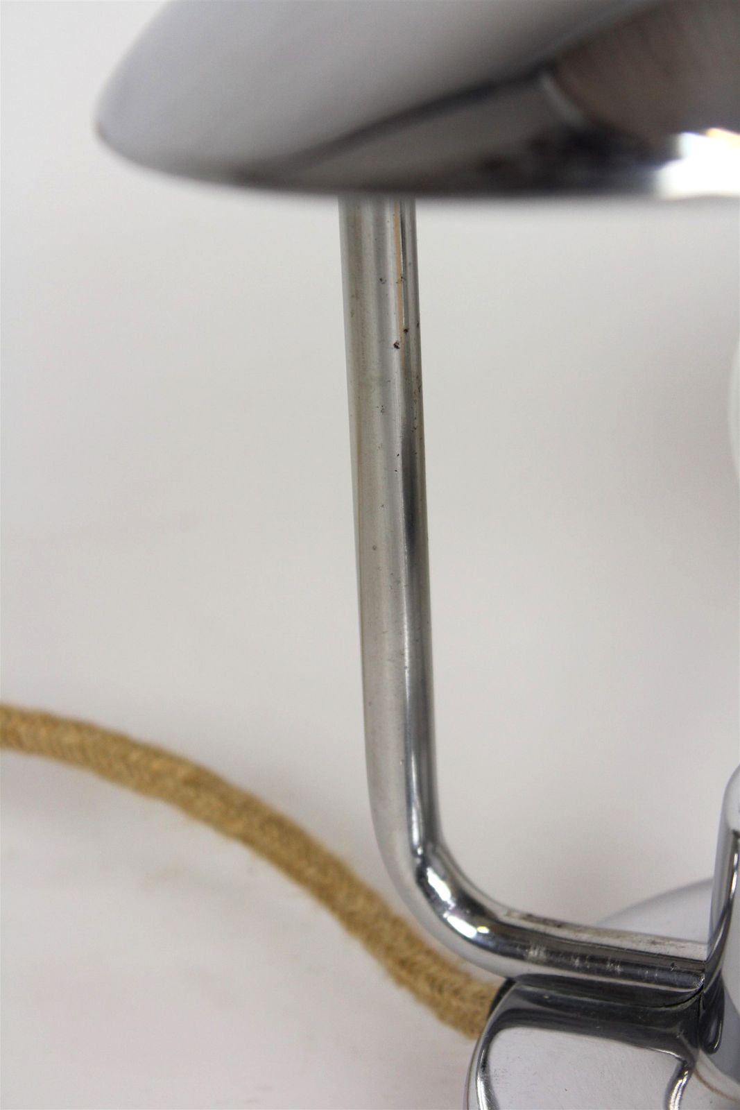 Bauhaus Style Chrome Table Lamps From Napako, 1940s, Set Of 2 photo Lighting